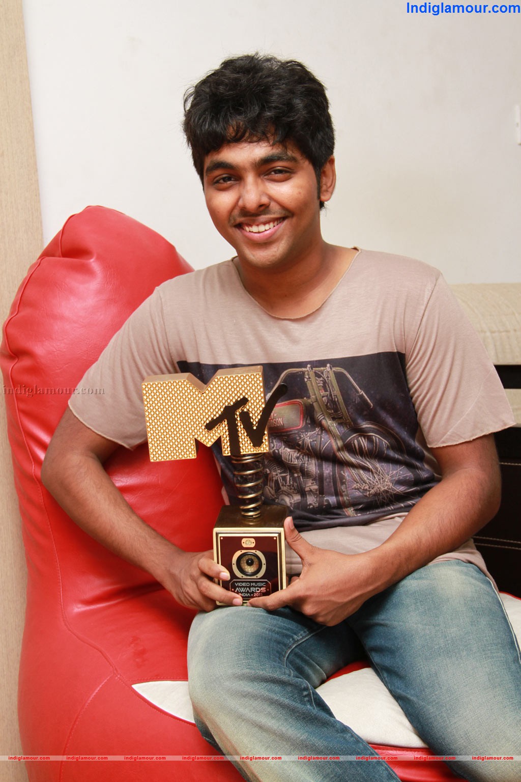 G V Prakash in MTV Video Music Awards Event hd photo