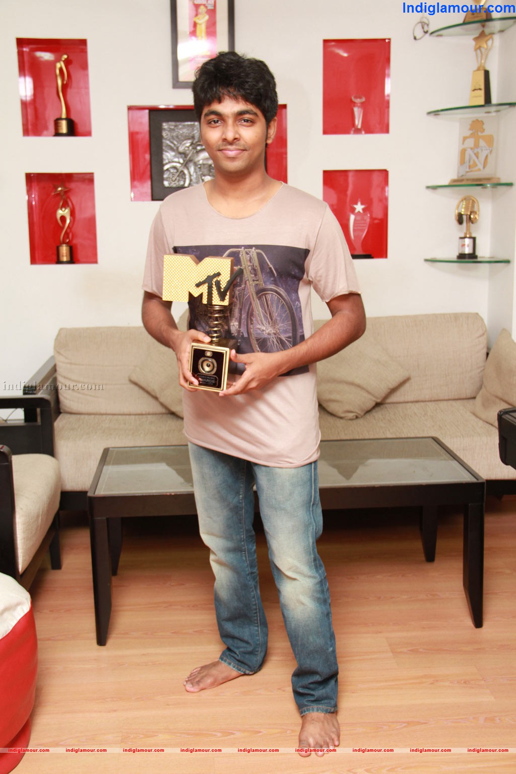 G V Prakash in MTV Video Music Awards Event hd photo