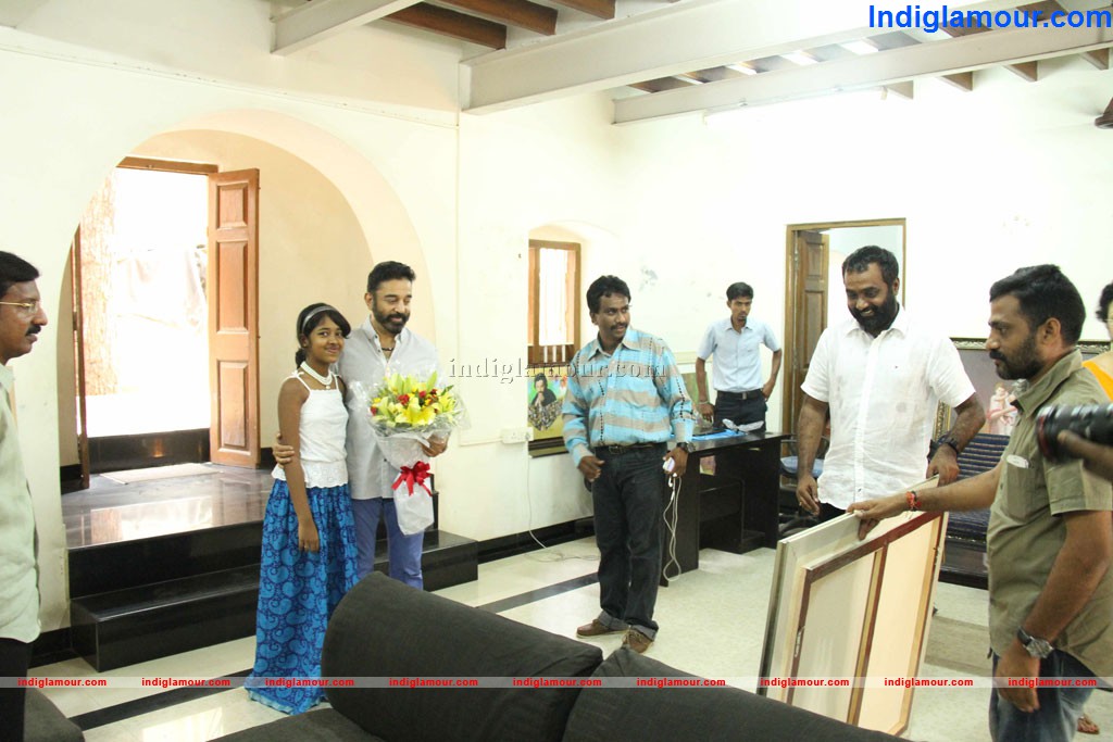 Kamal Hassan in Viswaroopam Painting Event hd photo