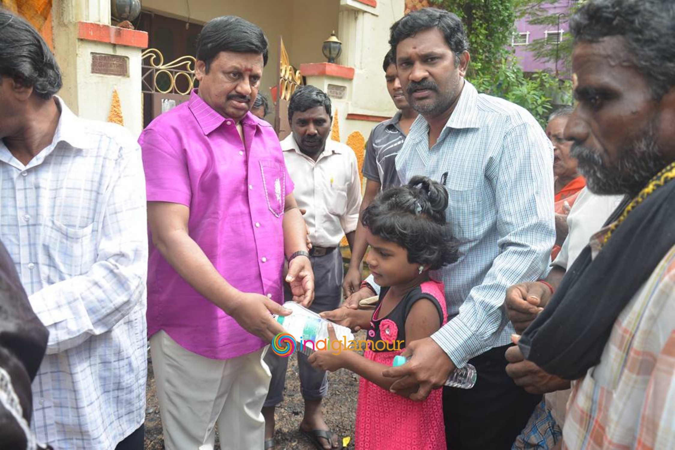 Actor Ramarajan doing Flood Relief Activities Photos Event hd photo