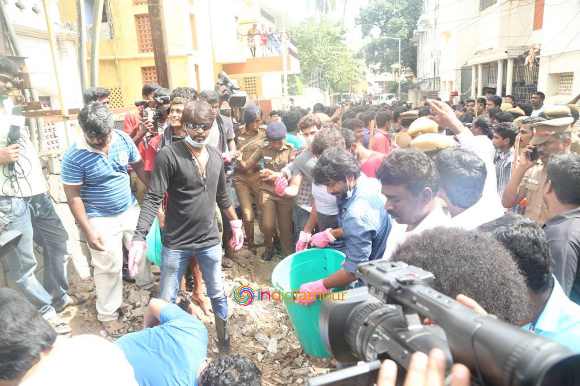 Nadigar Sangam Cleans Chennai Photos Event hd photo
