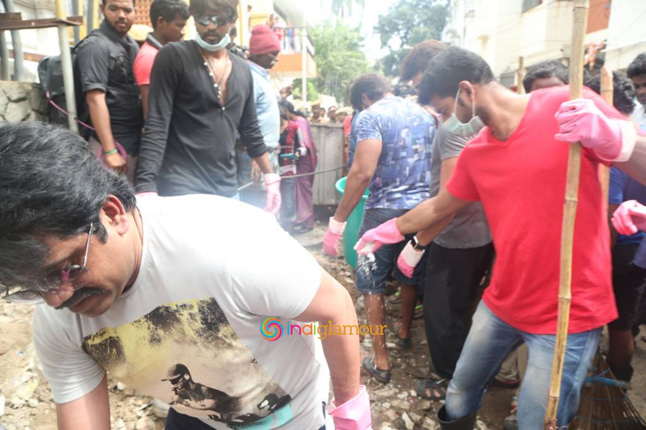 Nadigar Sangam Cleans Chennai Photos Event hd photo