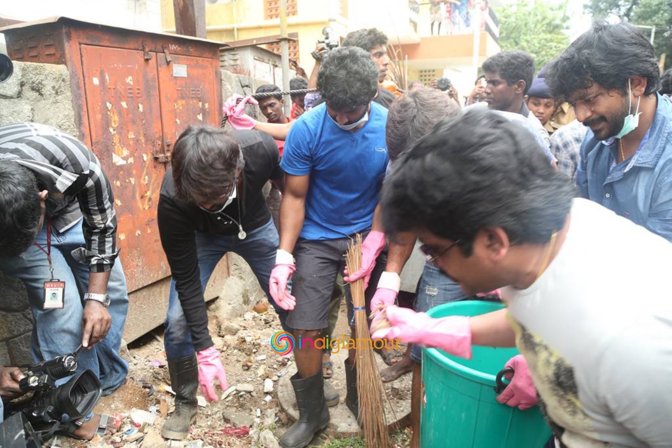 Nadigar Sangam Cleans Chennai Photos Event hd photo