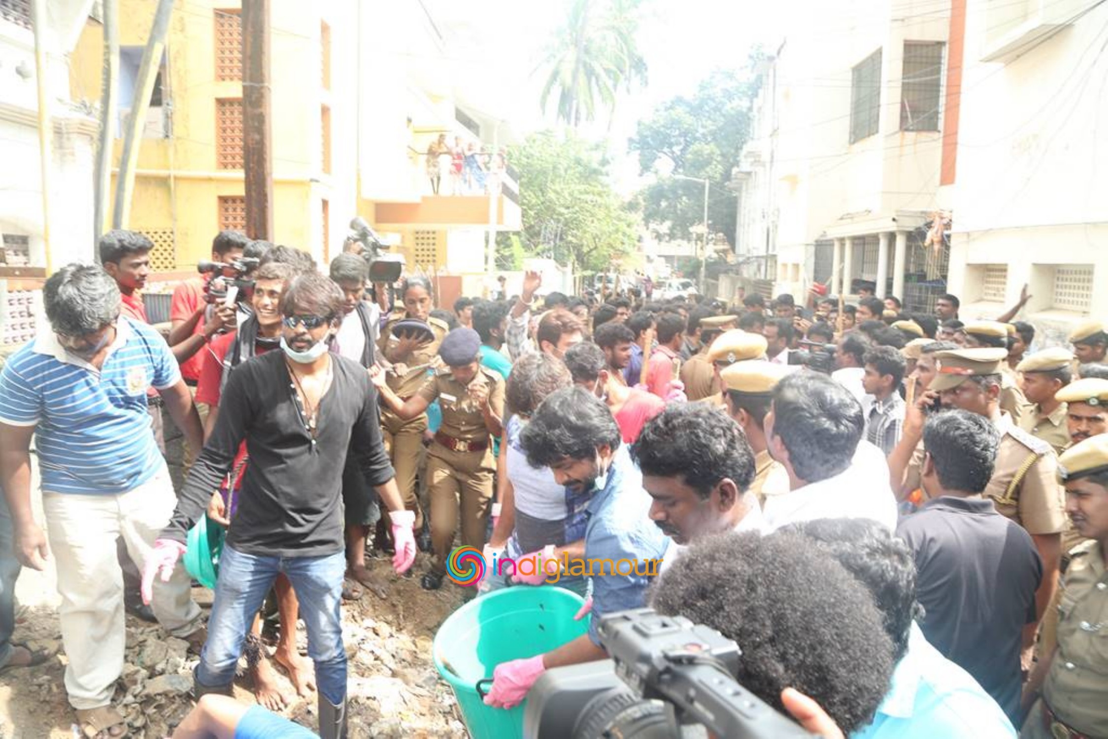 Nadigar Sangam Cleans Chennai Photos Event hd photo