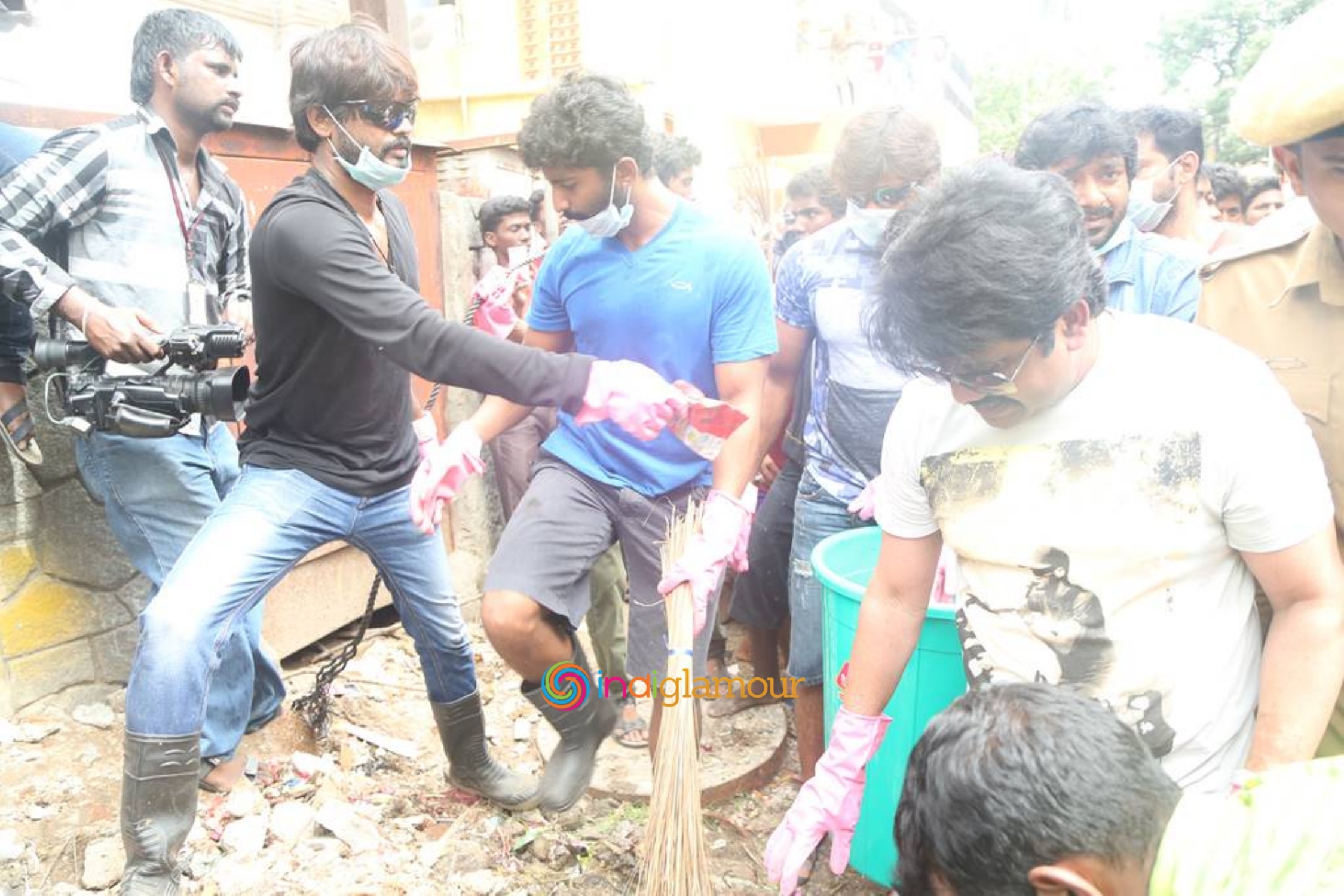 Nadigar Sangam Cleans Chennai Photos Event hd photo