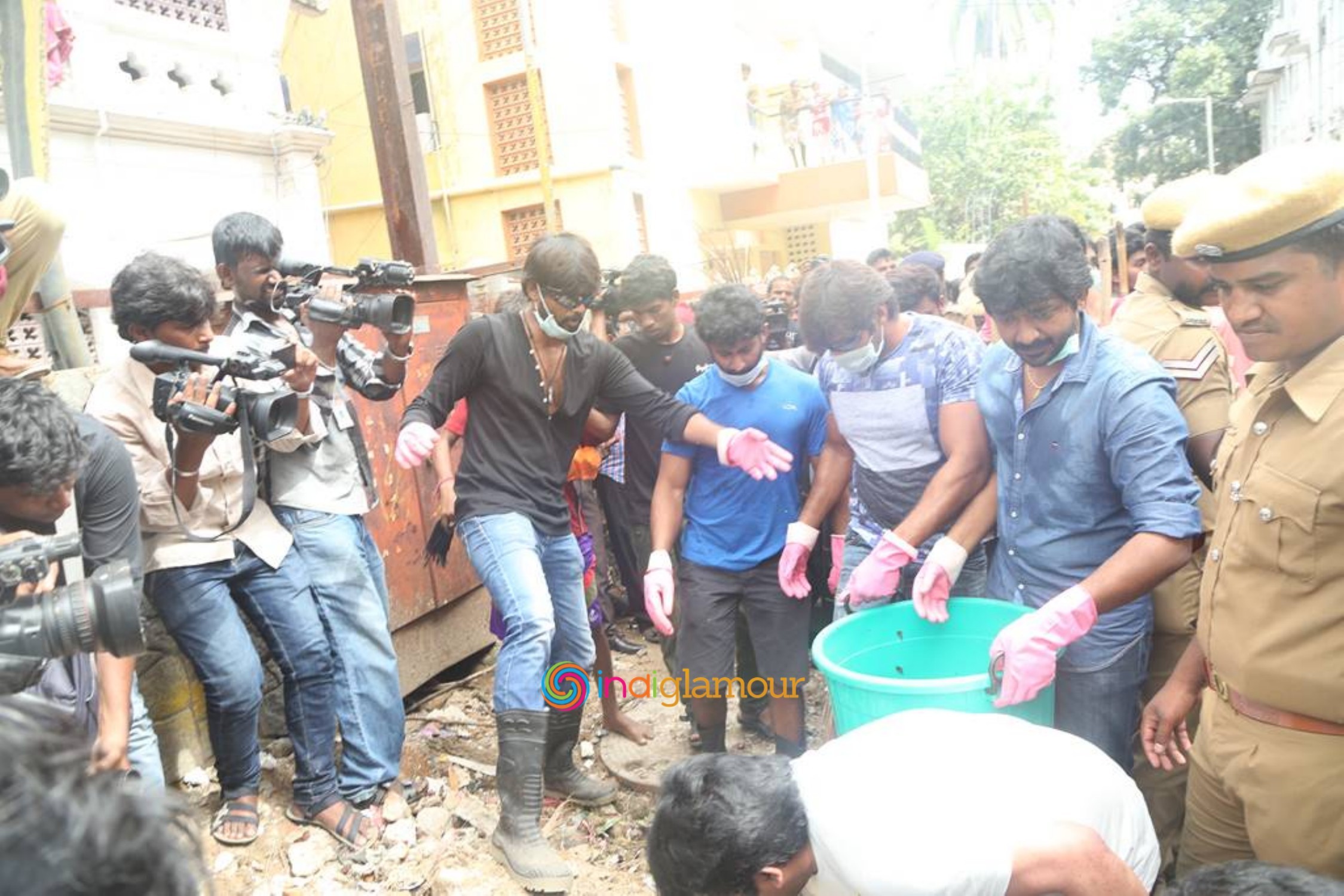 Nadigar Sangam Cleans Chennai Photos Event hd photo