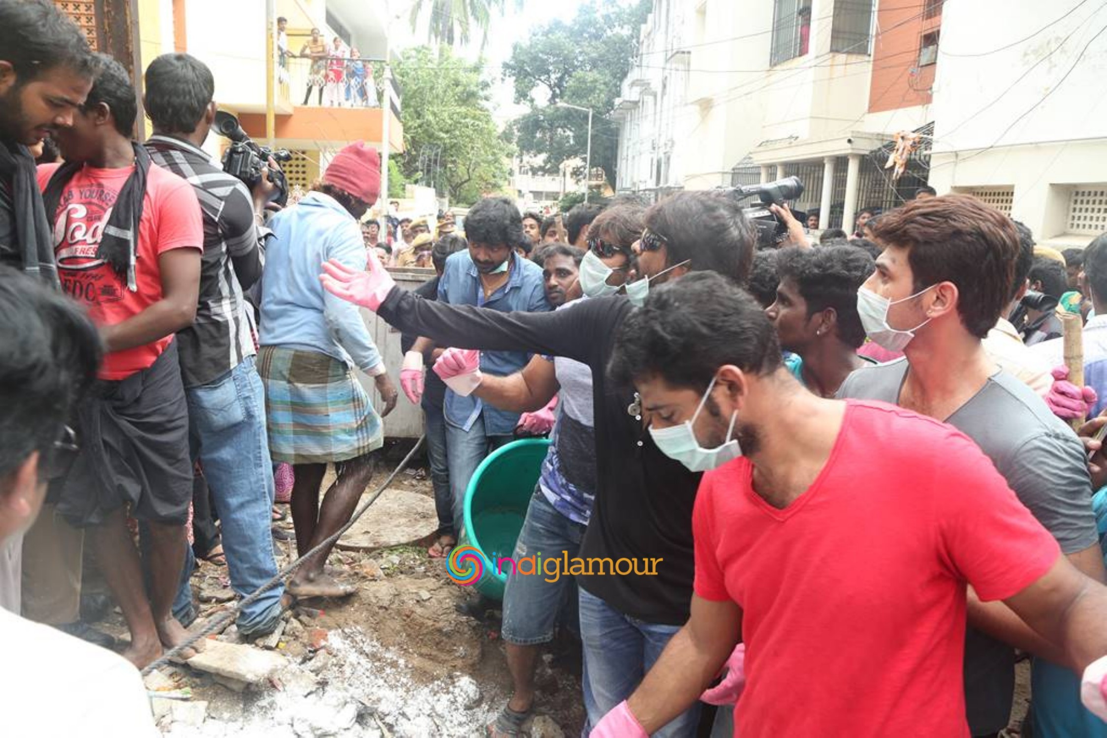 Nadigar Sangam Cleans Chennai Photos Event hd photo