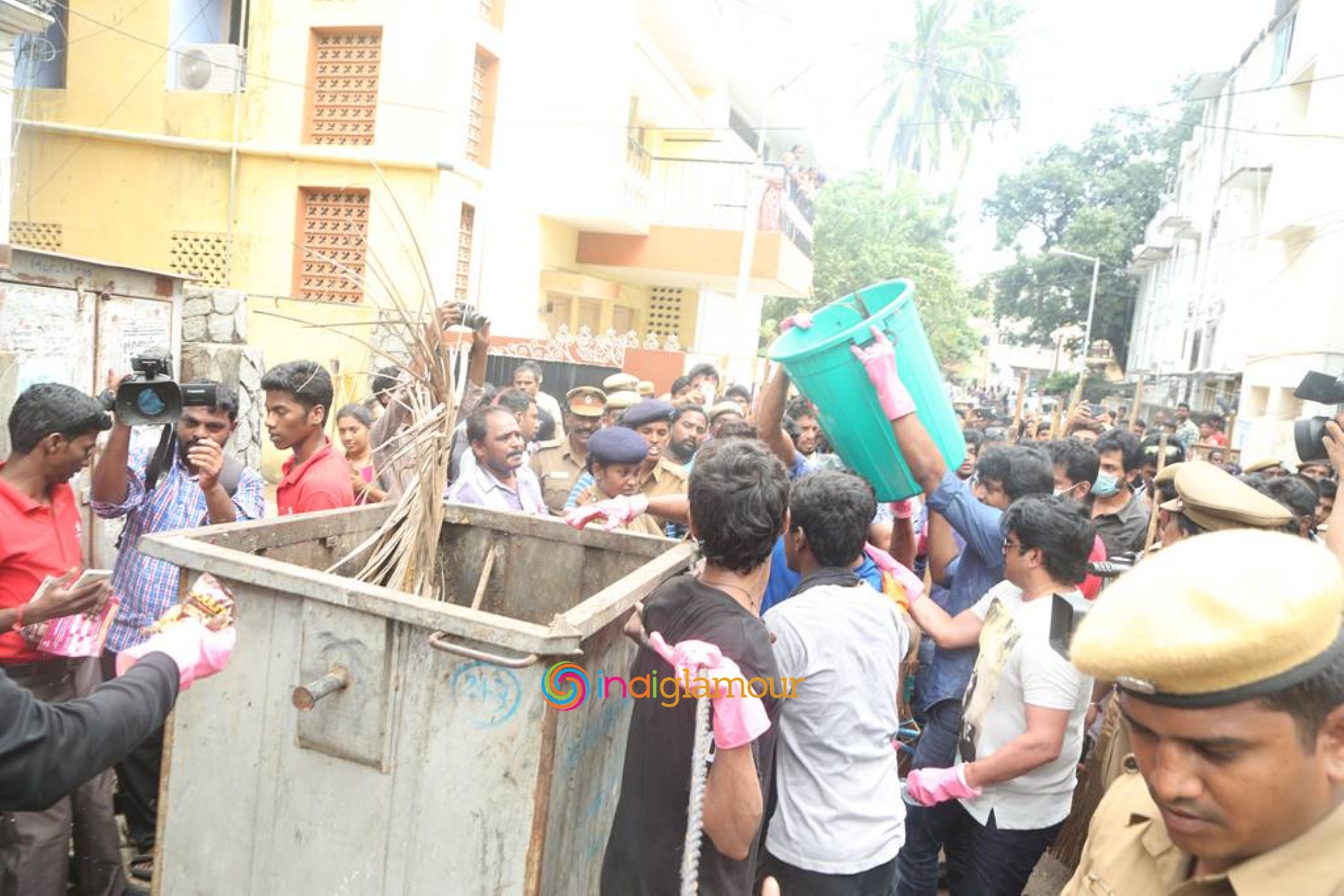 Nadigar Sangam Cleans Chennai Photos Event hd photo