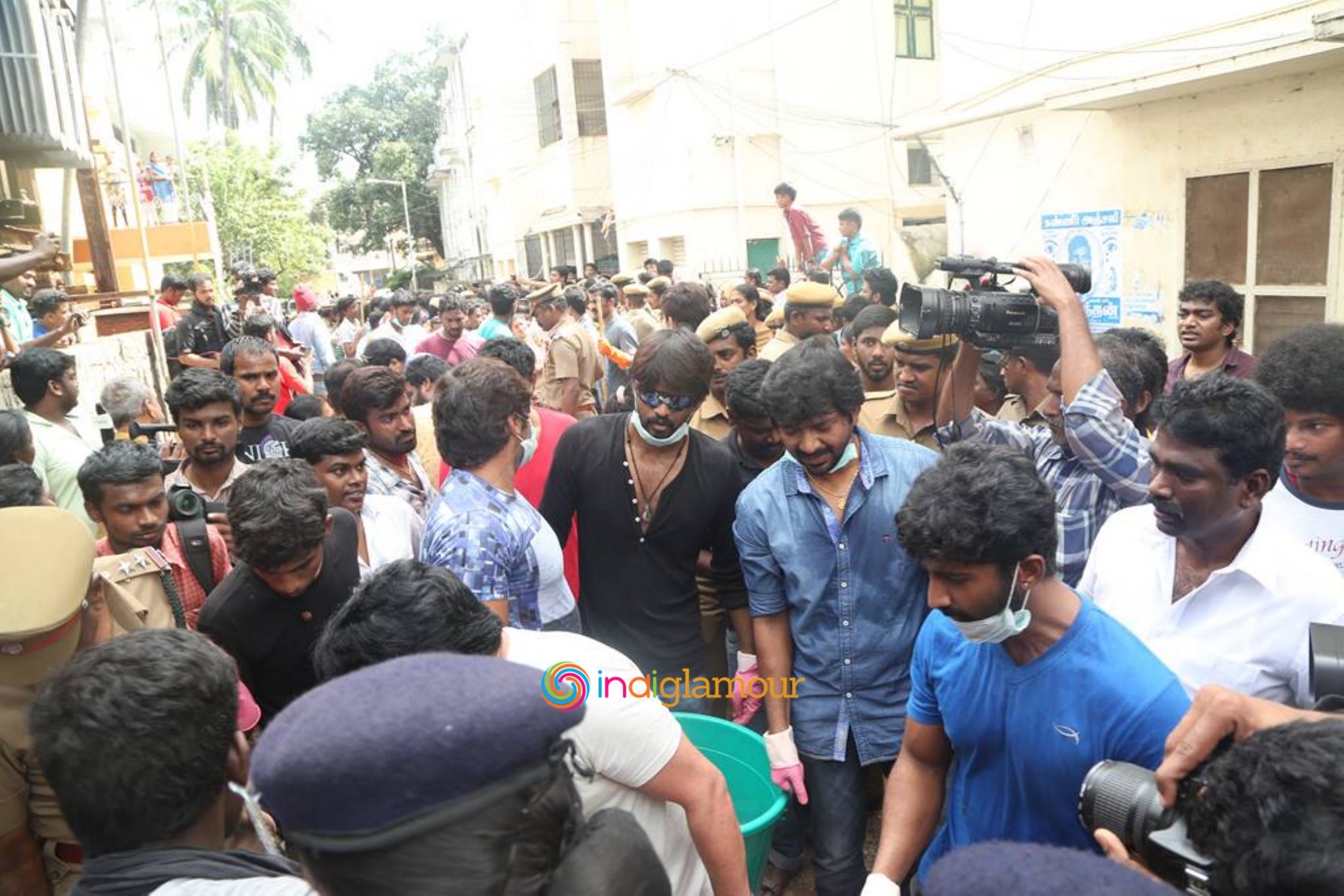 Nadigar Sangam Cleans Chennai Photos Event hd photo
