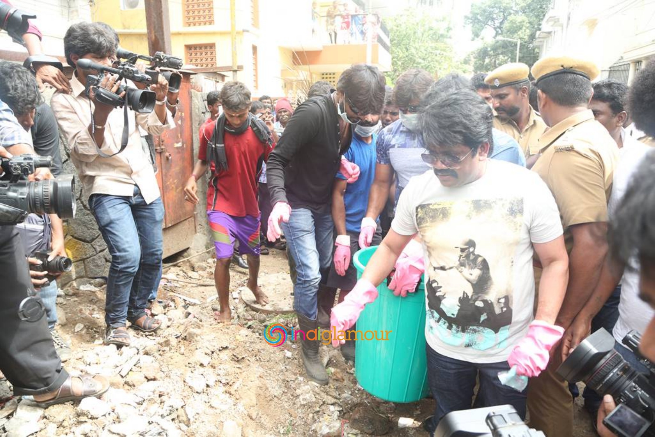 Nadigar Sangam Cleans Chennai Photos Event hd photo