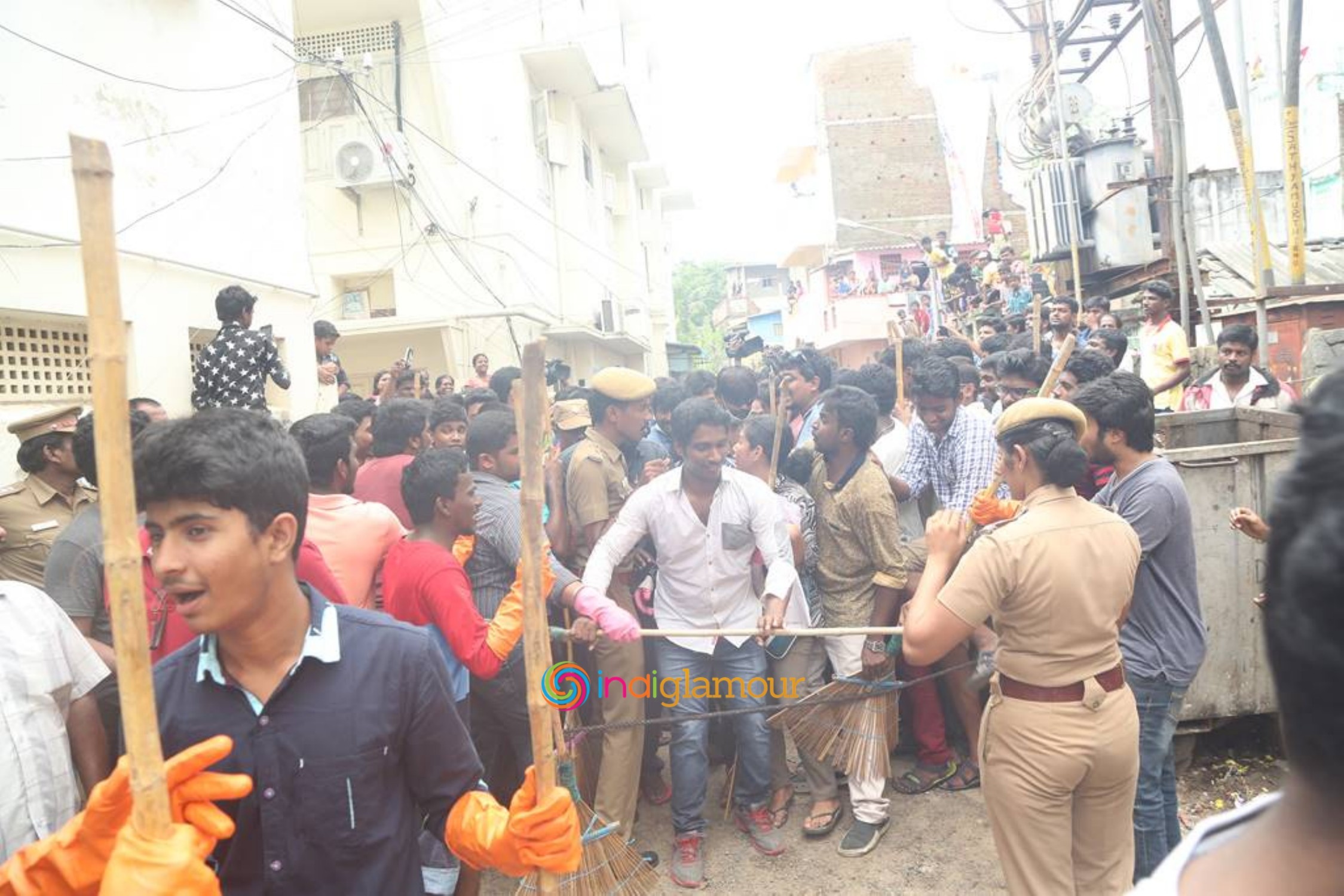 Nadigar Sangam Cleans Chennai Photos Event hd photo