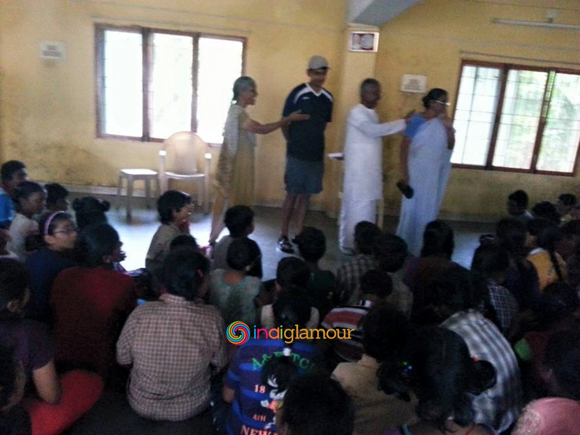 Ilayaraja Rescue Operation at Little Flower School for Blind Event hd photo