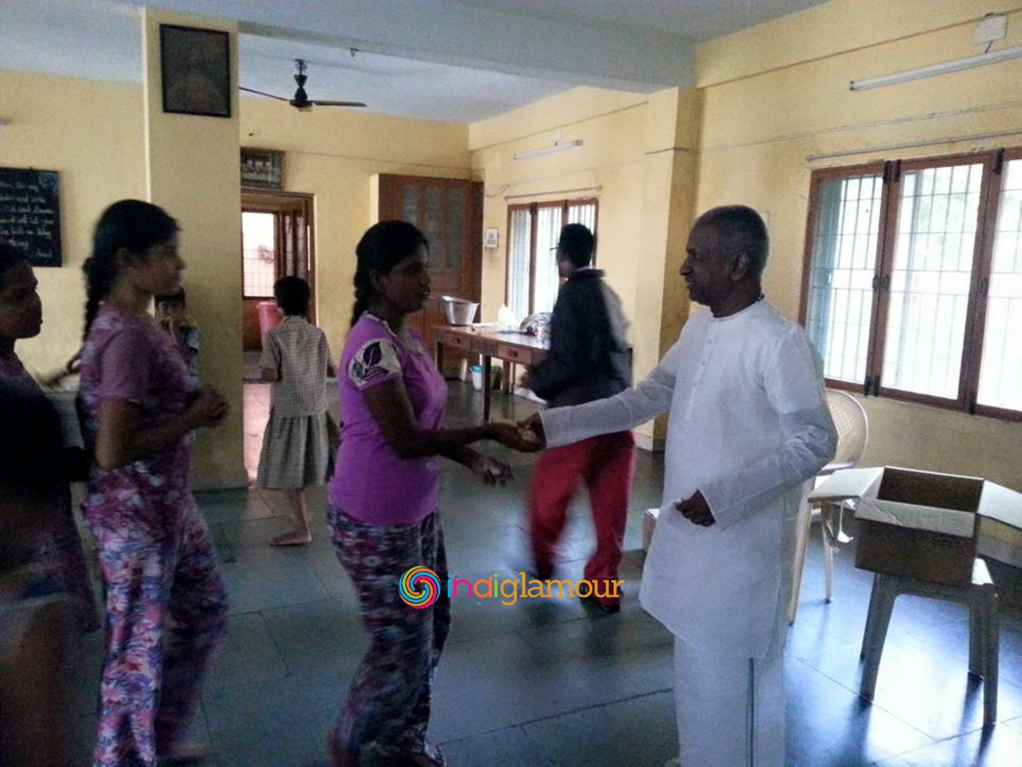 Ilayaraja Rescue Operation at Little Flower School for Blind Event hd photo