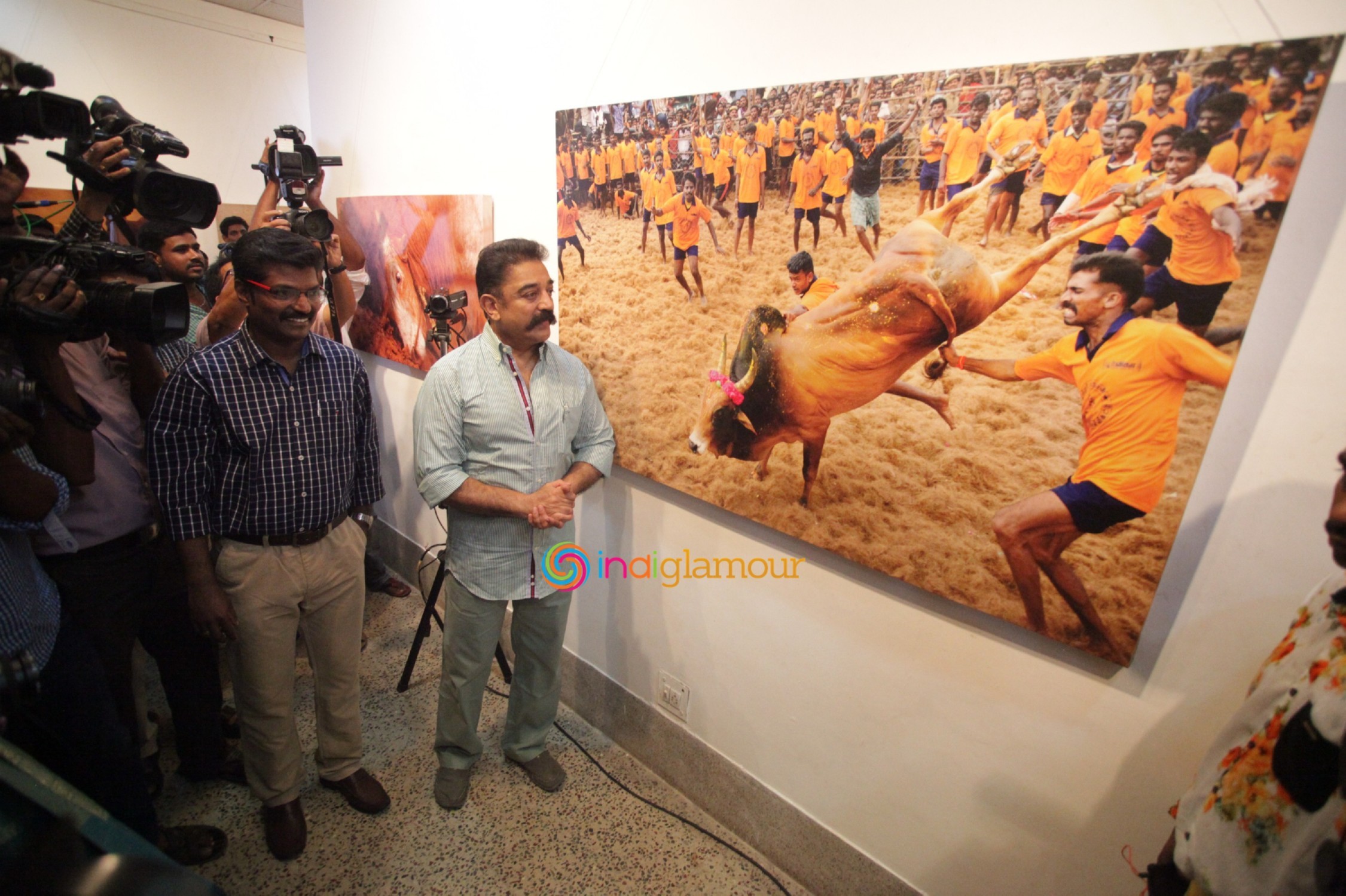 Jallikattu (Veera Vilayattu) Photo Exhibition Opening Ceremony Event hd photo