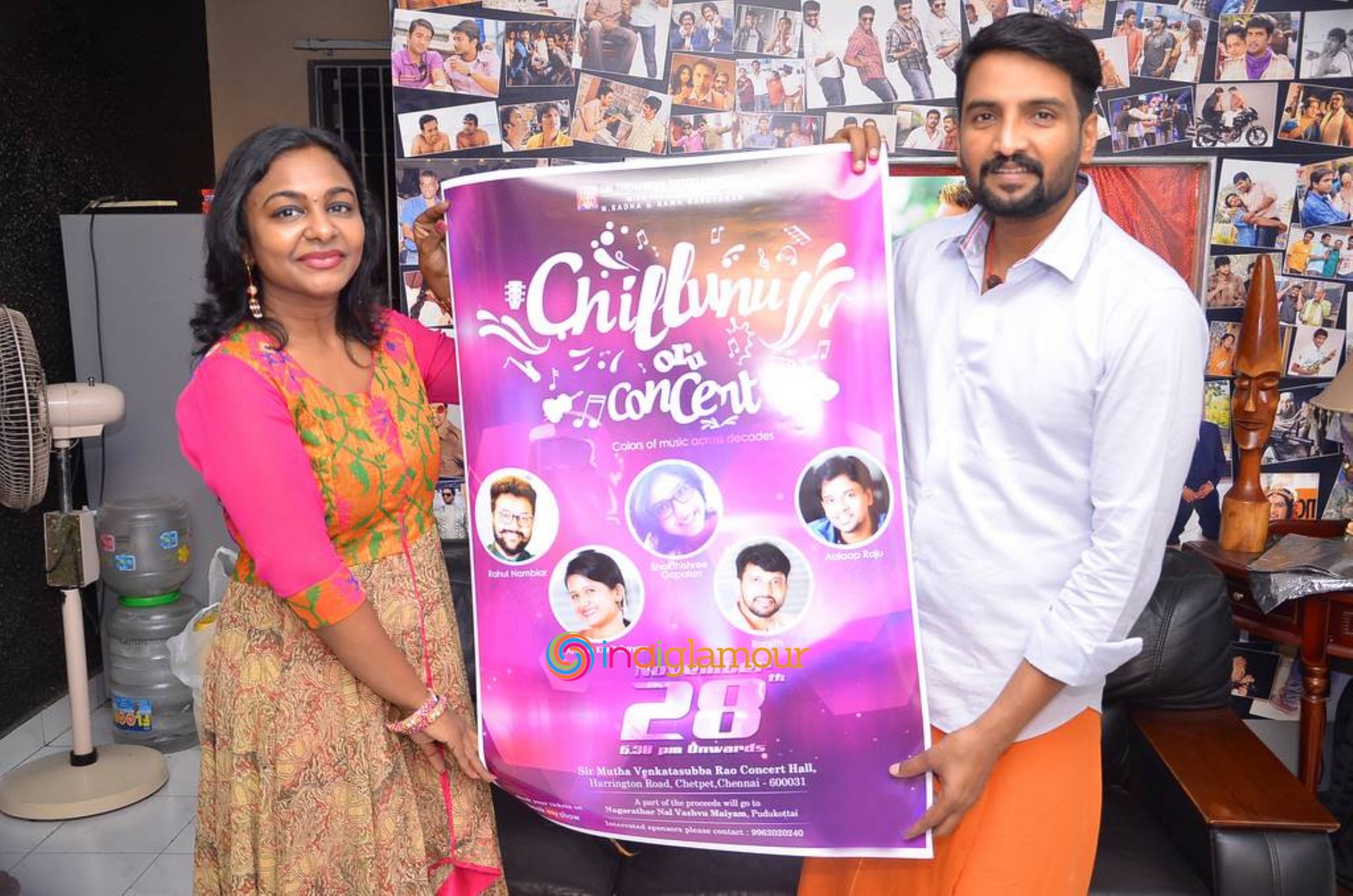 Chillunu Oru Concert Poster Launch Event hd photo