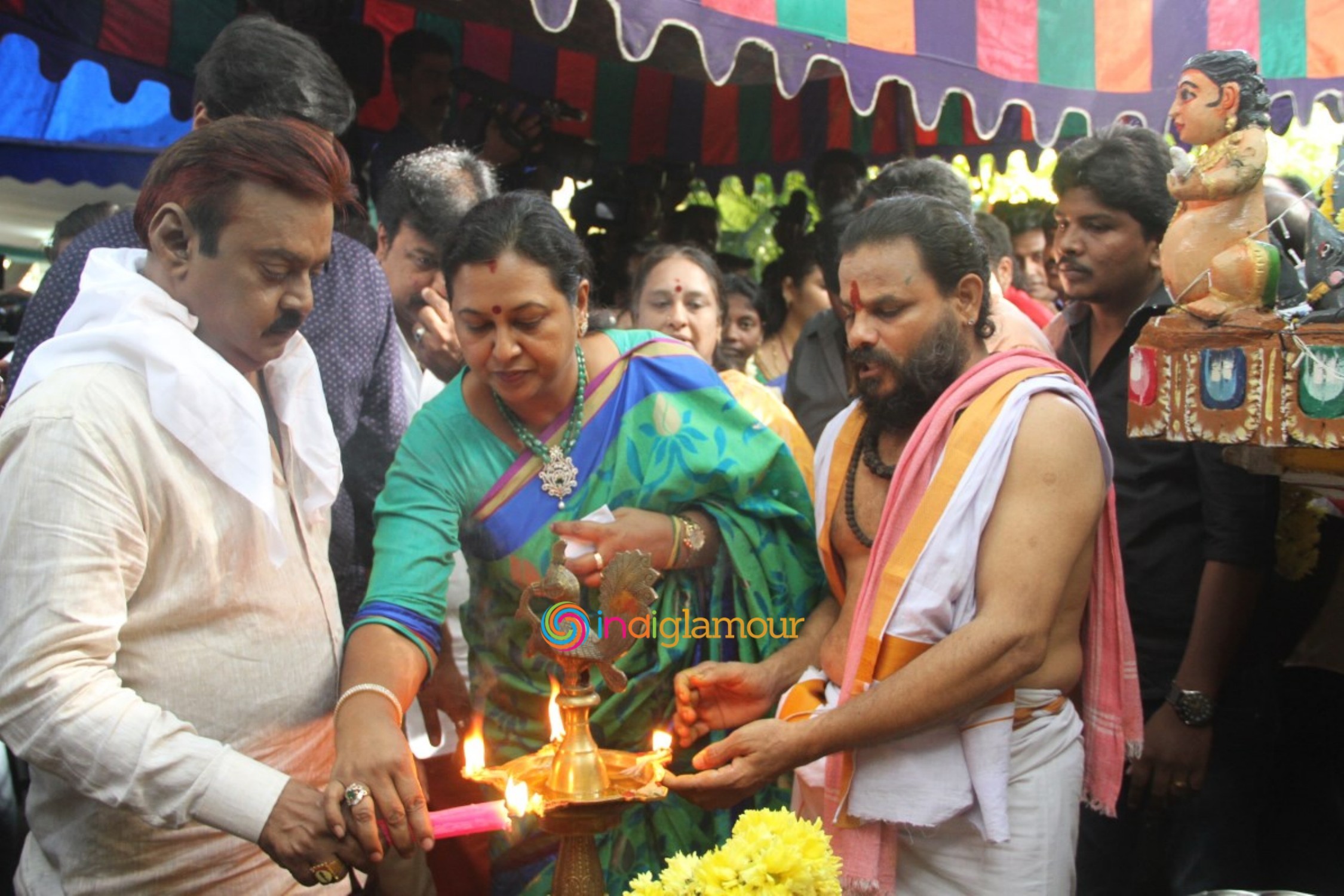Thamizhan Endru Sollu Pooja Photos Event hd photo