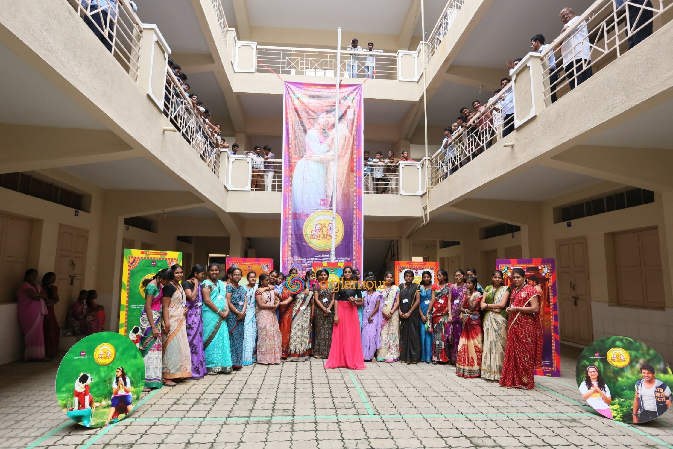 Inji Iduppazhagi Movie Promotion Event hd photo