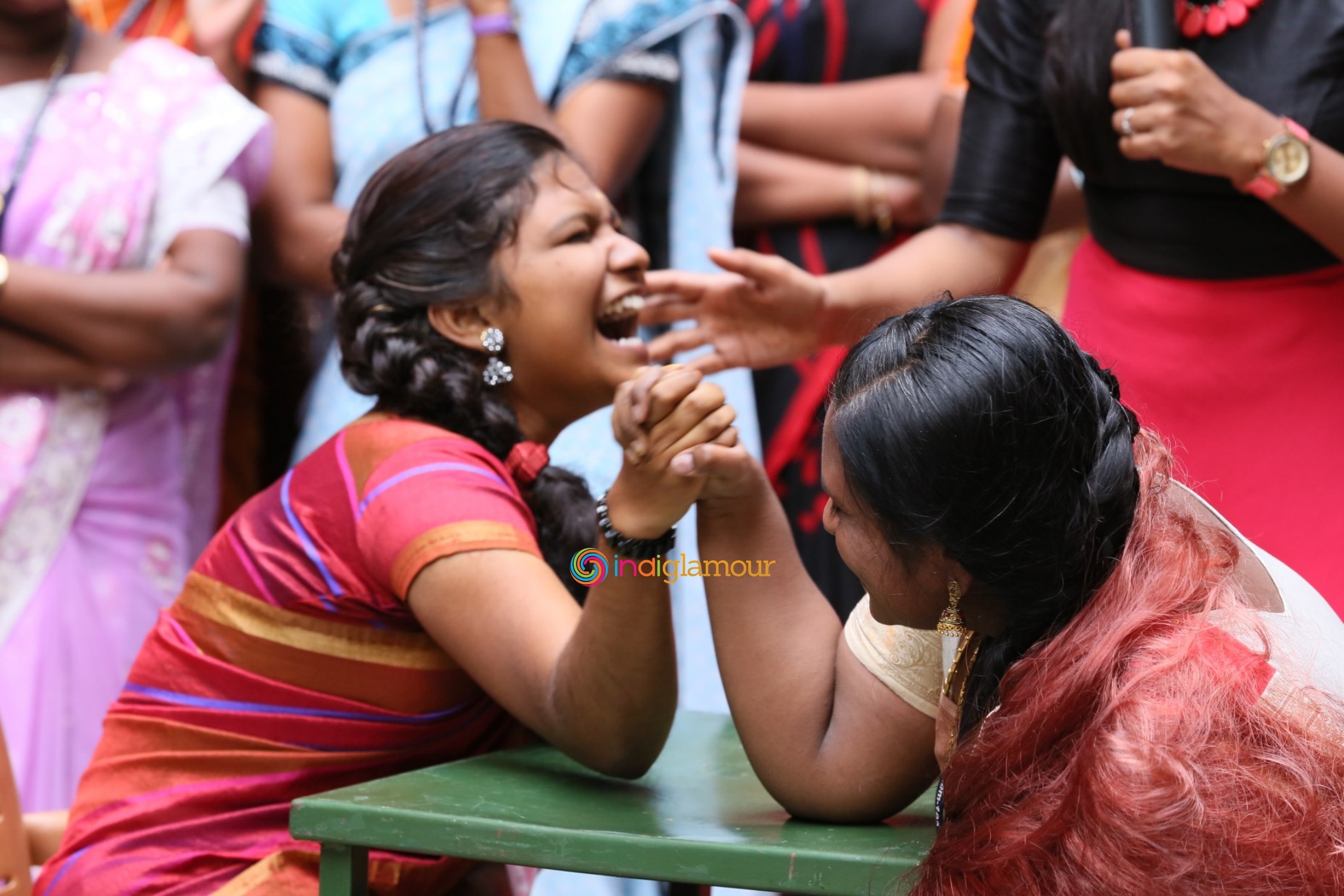 Inji Iduppazhagi Movie Promotion Event hd photo