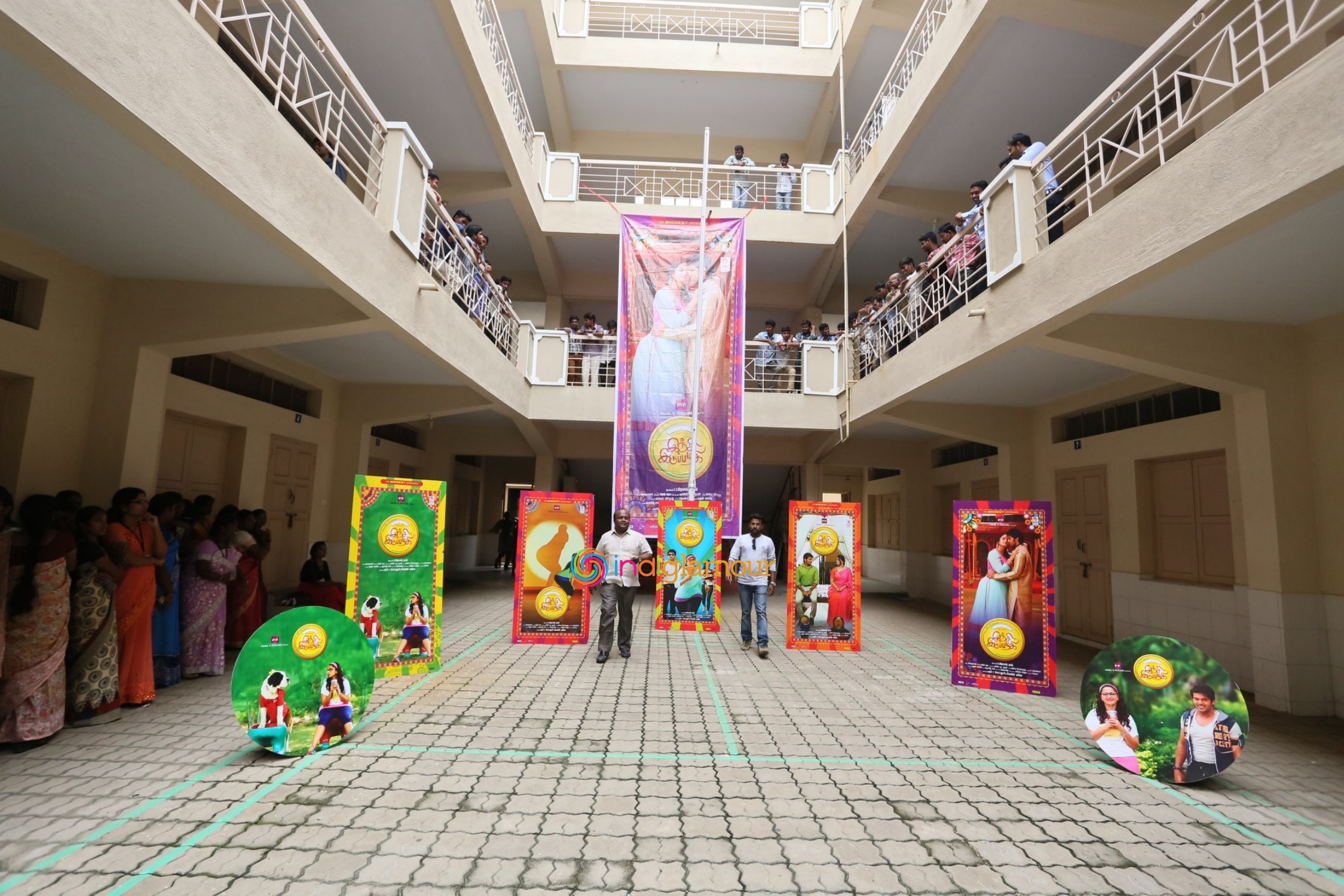 Inji Iduppazhagi Movie Promotion Event hd photo