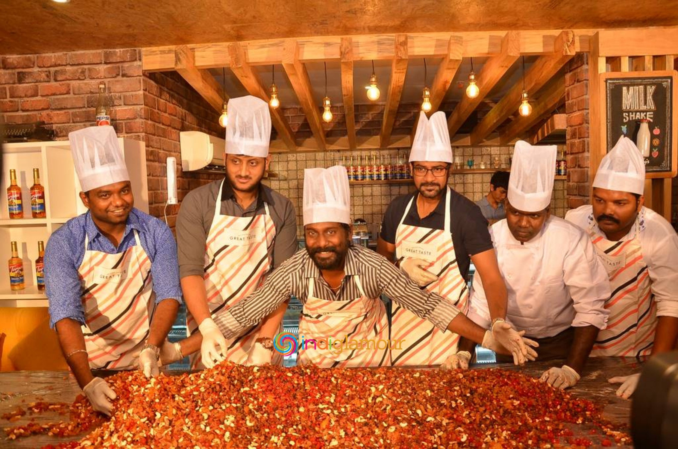 Bobby Bistro Christmas Cake Mixing Ceremony Event hd photo