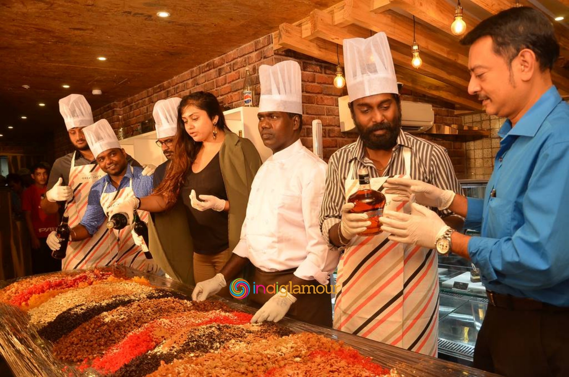 Bobby Bistro Christmas Cake Mixing Ceremony Event hd photo