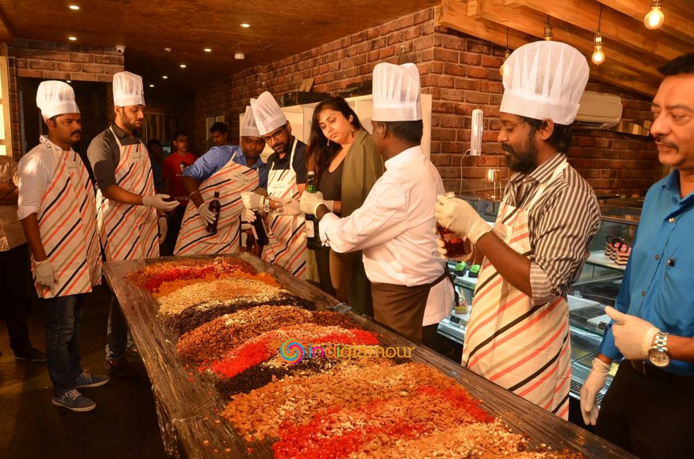 Bobby Bistro Christmas Cake Mixing Ceremony Event hd photo