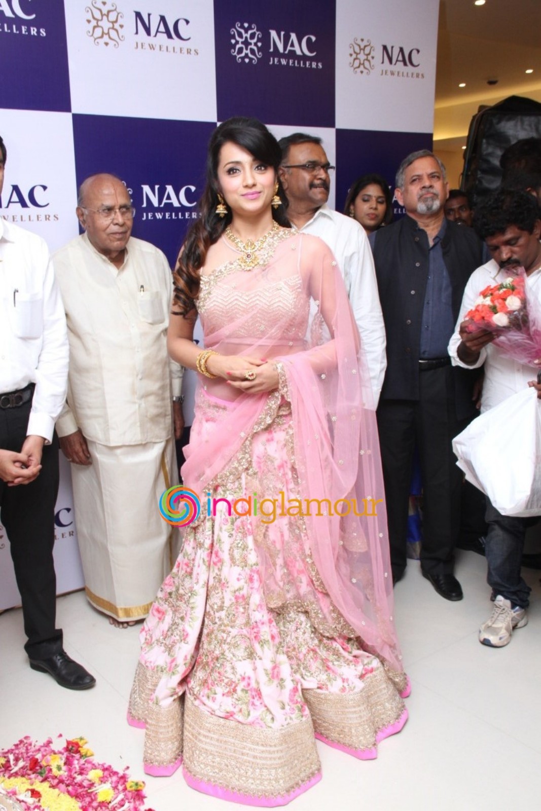 Trisha Launches NAC Jewellers in Perambur Chennai Event hd photo