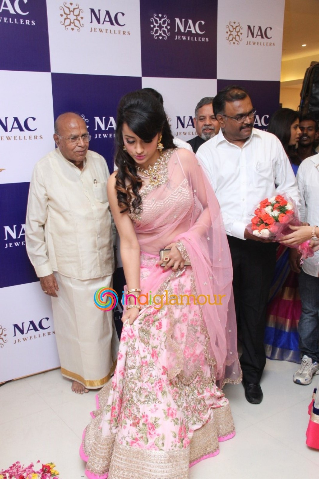 Trisha Launches NAC Jewellers in Perambur Chennai Event hd photo