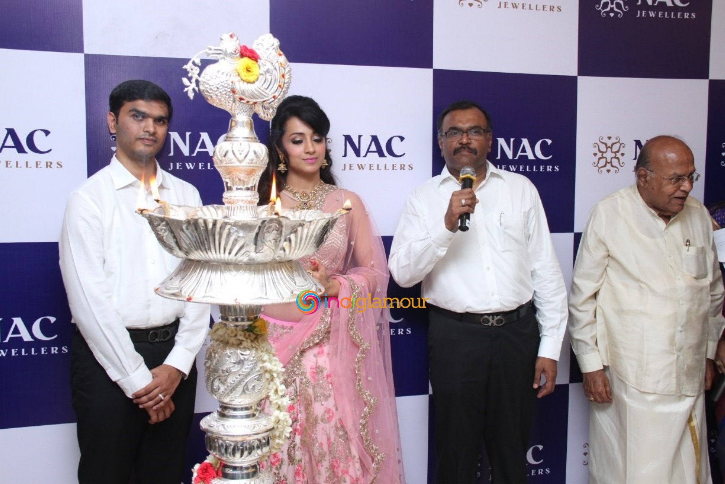 Trisha Launches NAC Jewellers in Perambur Chennai Event hd photo