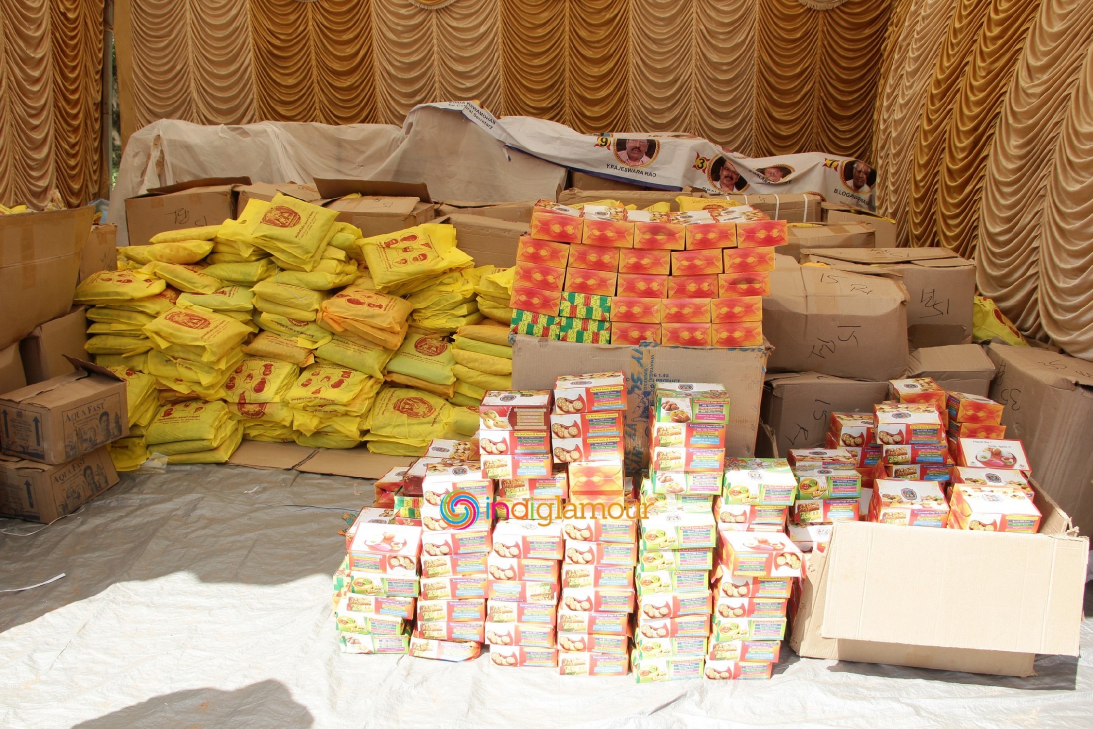 Nadigar Sangam's Diwali Gift Sweet Box,Shirt,Saree,Veshti Distribution Event (1) Event hd photo
