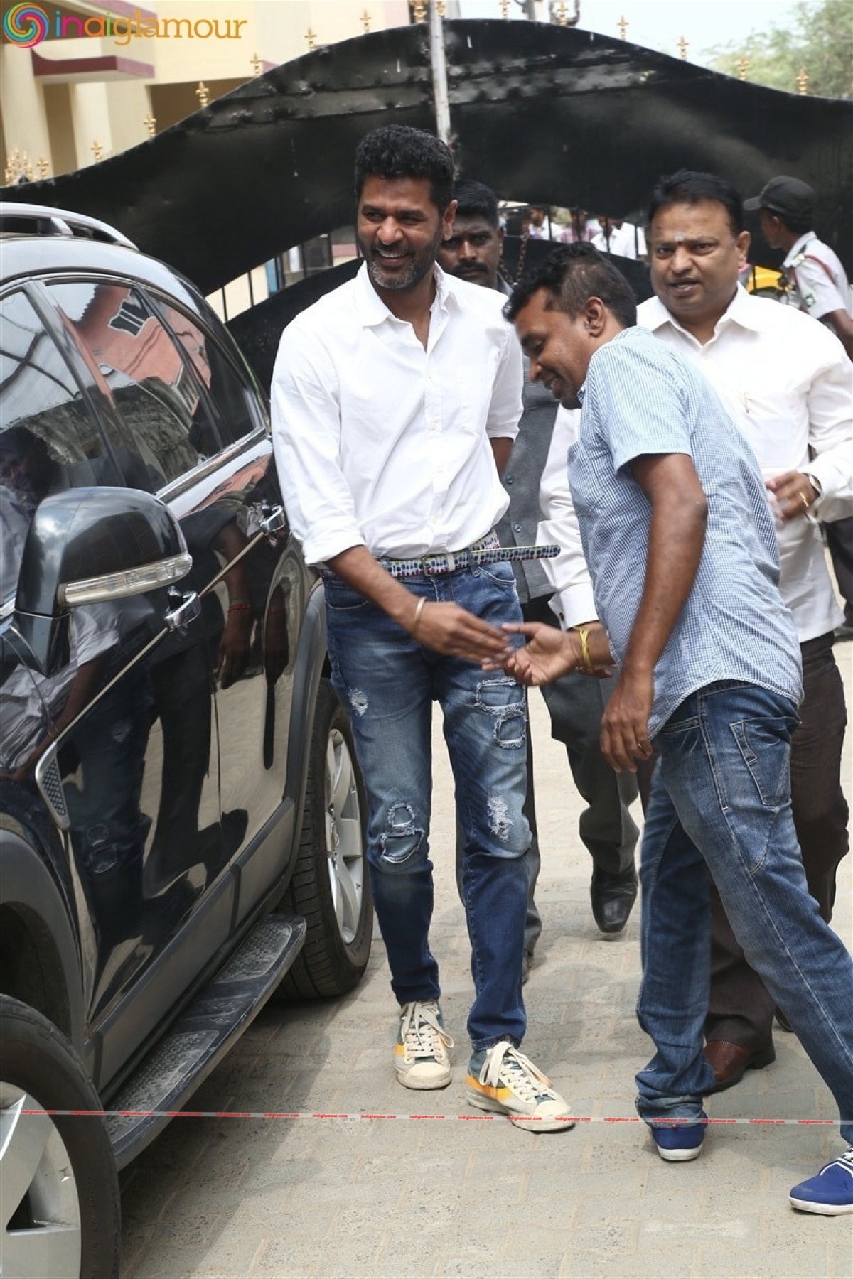 Michael Jackson Granite Statue Inauguration by Prabhu Deva Event hd photo