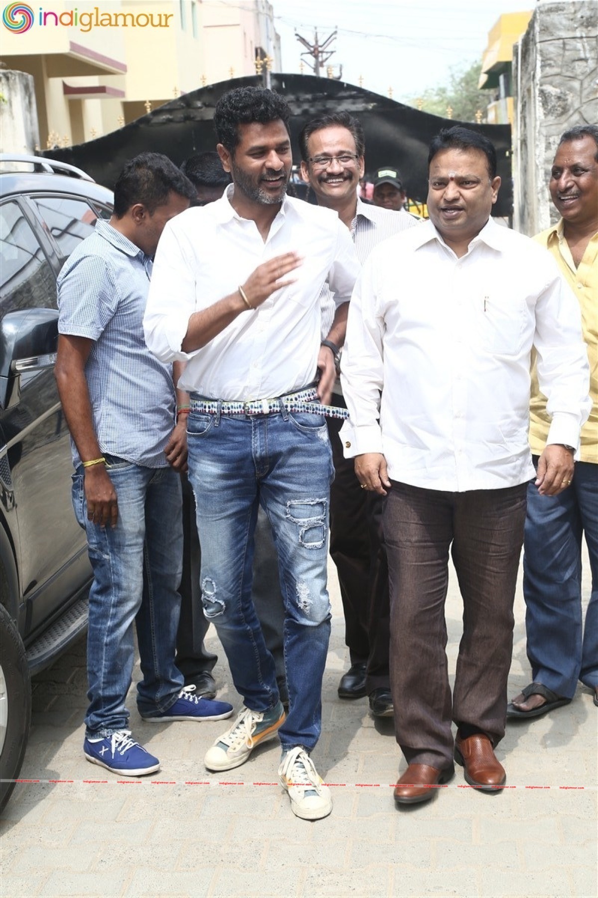 Michael Jackson Granite Statue Inauguration by Prabhu Deva Event hd photo