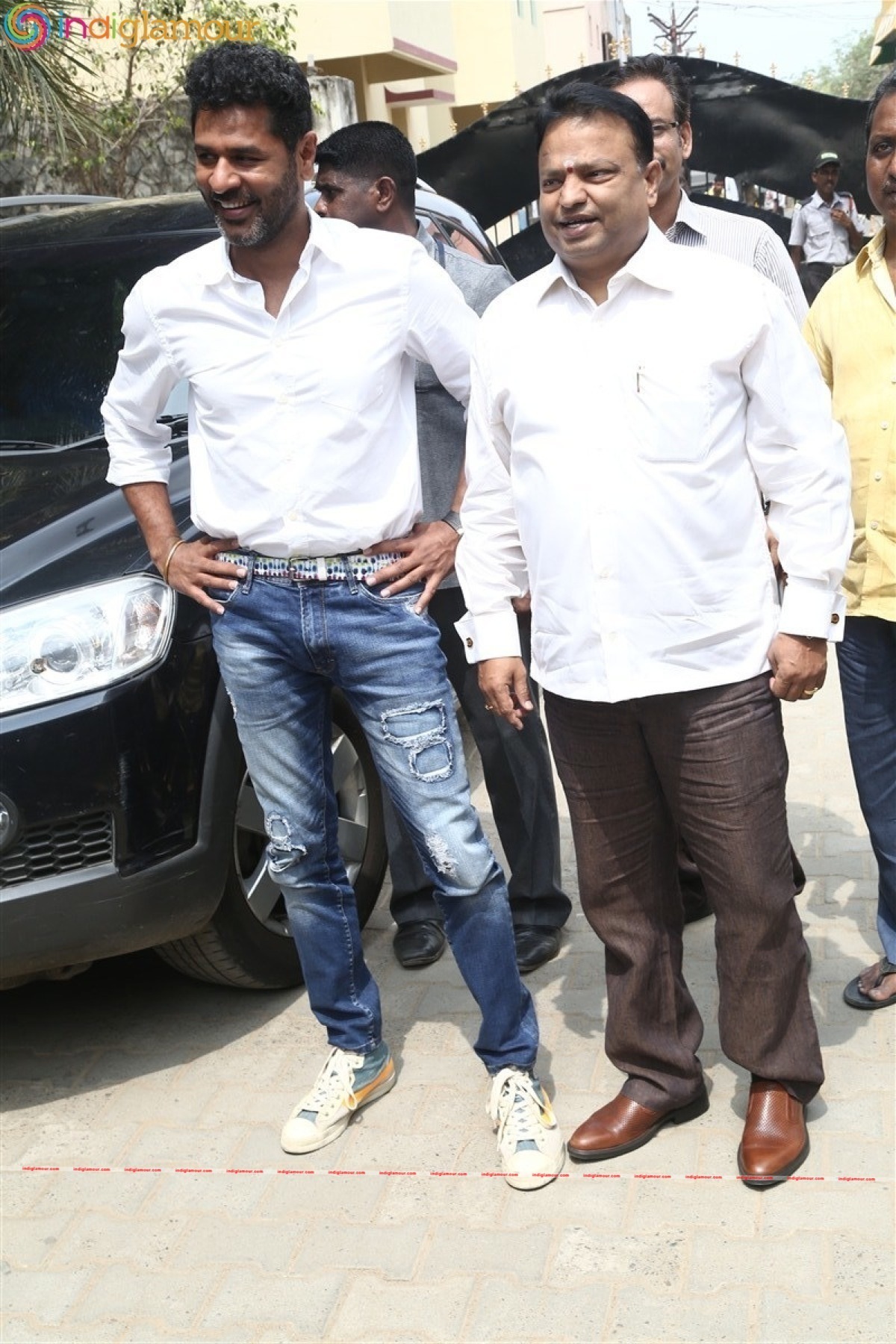 Michael Jackson Granite Statue Inauguration by Prabhu Deva Event hd photo