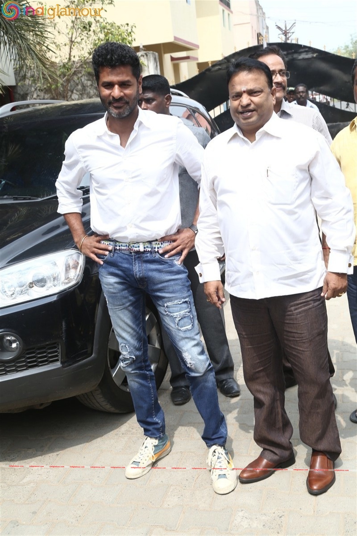 Michael Jackson Granite Statue Inauguration by Prabhu Deva Event hd photo