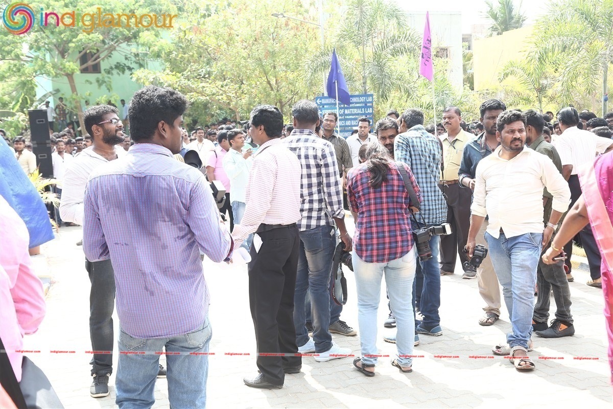 Michael Jackson Granite Statue Inauguration by Prabhu Deva Event hd photo