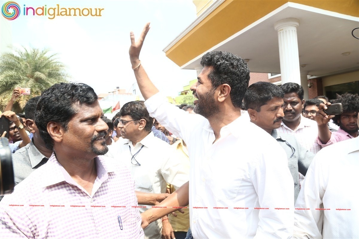 Michael Jackson Granite Statue Inauguration by Prabhu Deva Event hd photo