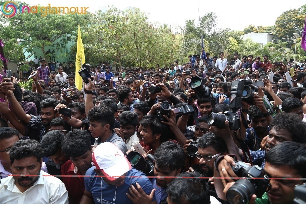 Michael Jackson Granite Statue Inauguration by Prabhu Deva Event hd photo