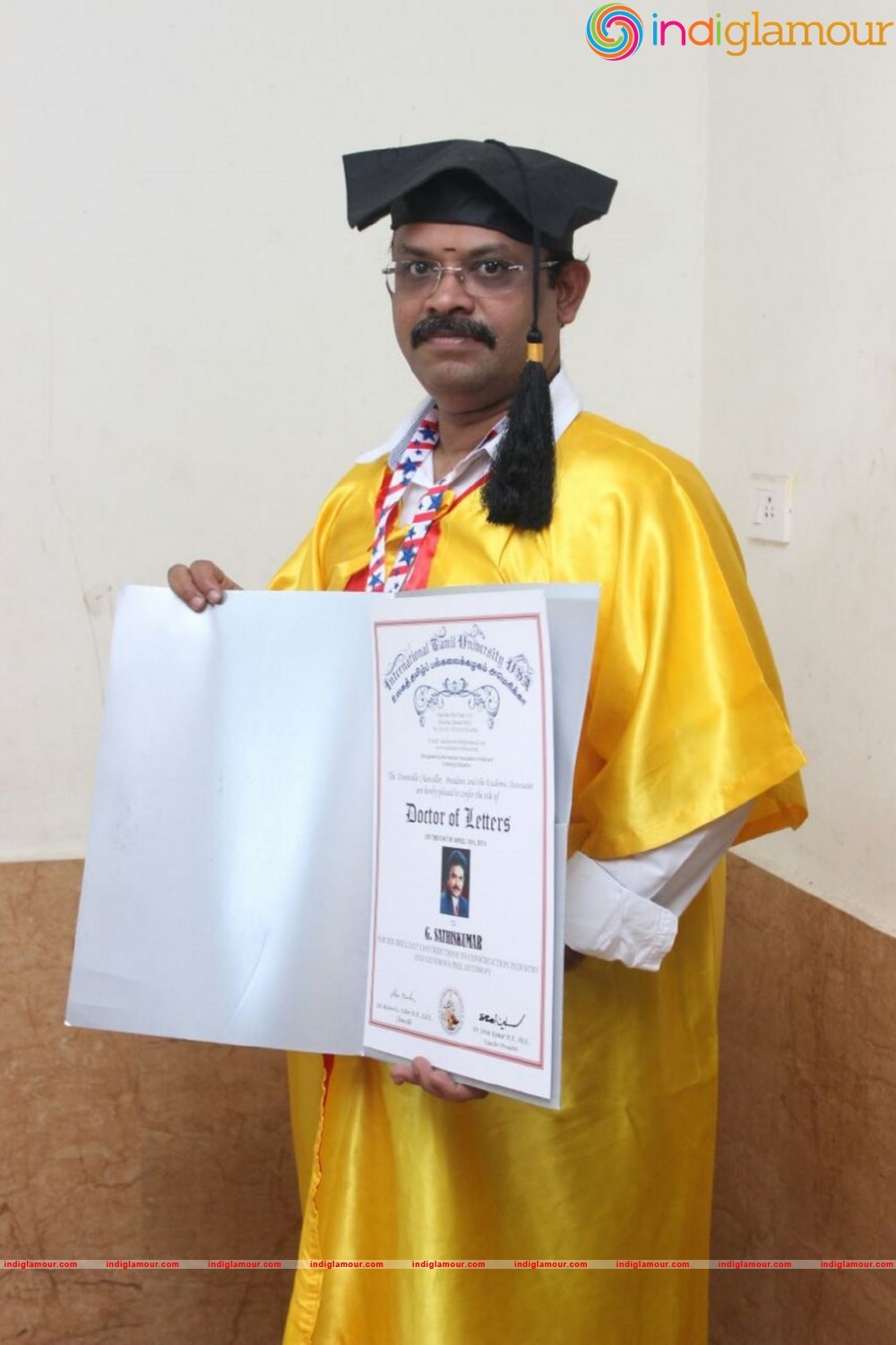 Doctorate To Eli Movie Producer G Sathiskumar Event hd photo