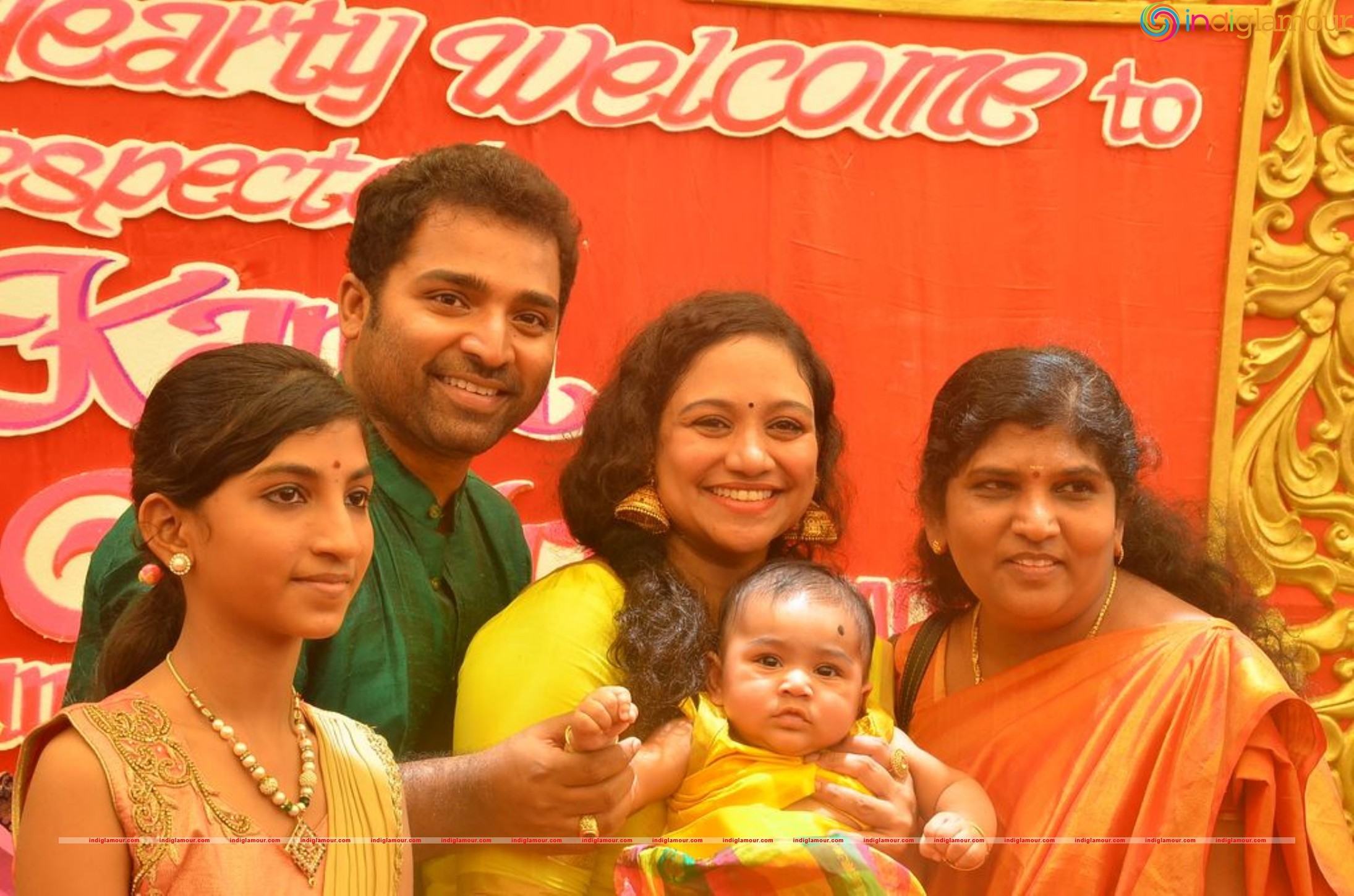 Shobi Master Daughter Name Ceremony Event hd photo