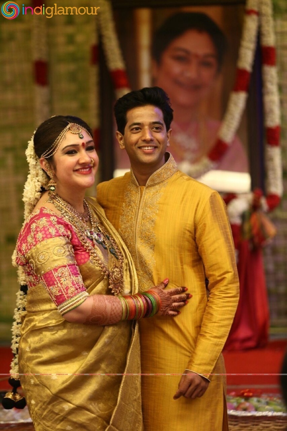 Rahul and Sridevi Seemantham Function Event hd photo