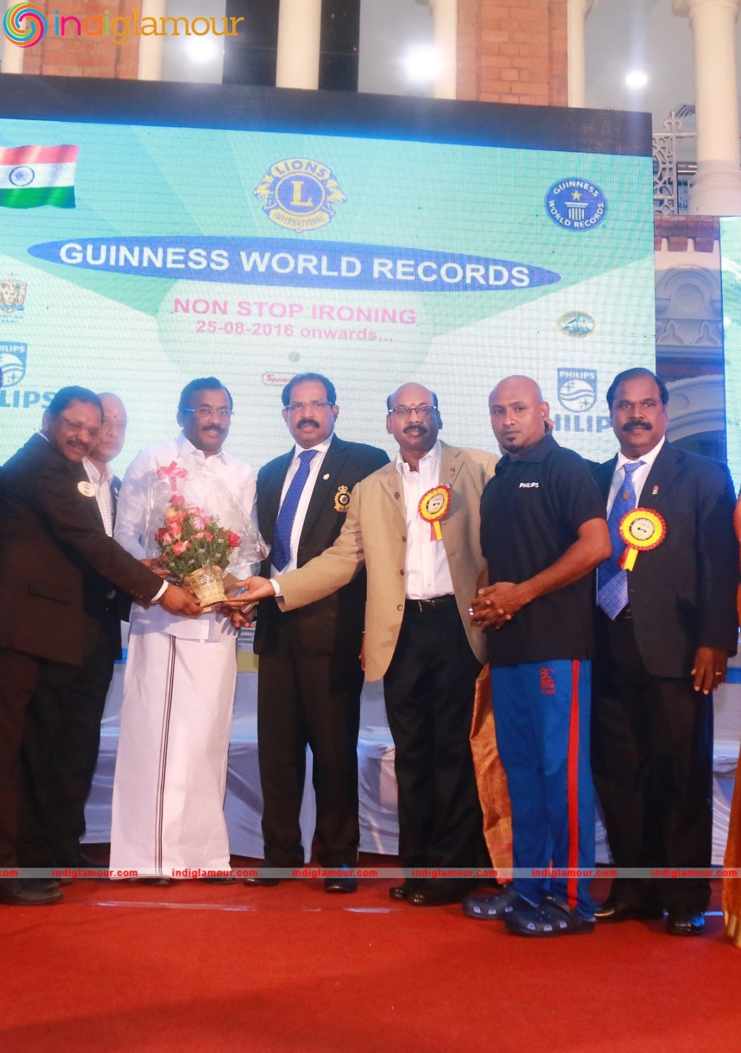 Event Stills of Inauguration function of Guiness World record of Ironing Marathon Event hd photo