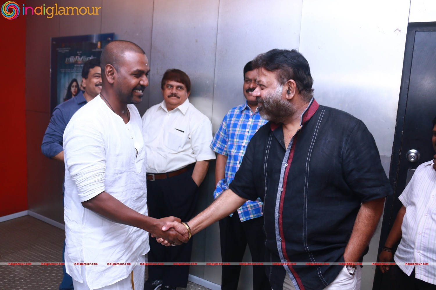 Celebrities Watch Shivalinga Movie In Chennai Photos Event hd photo