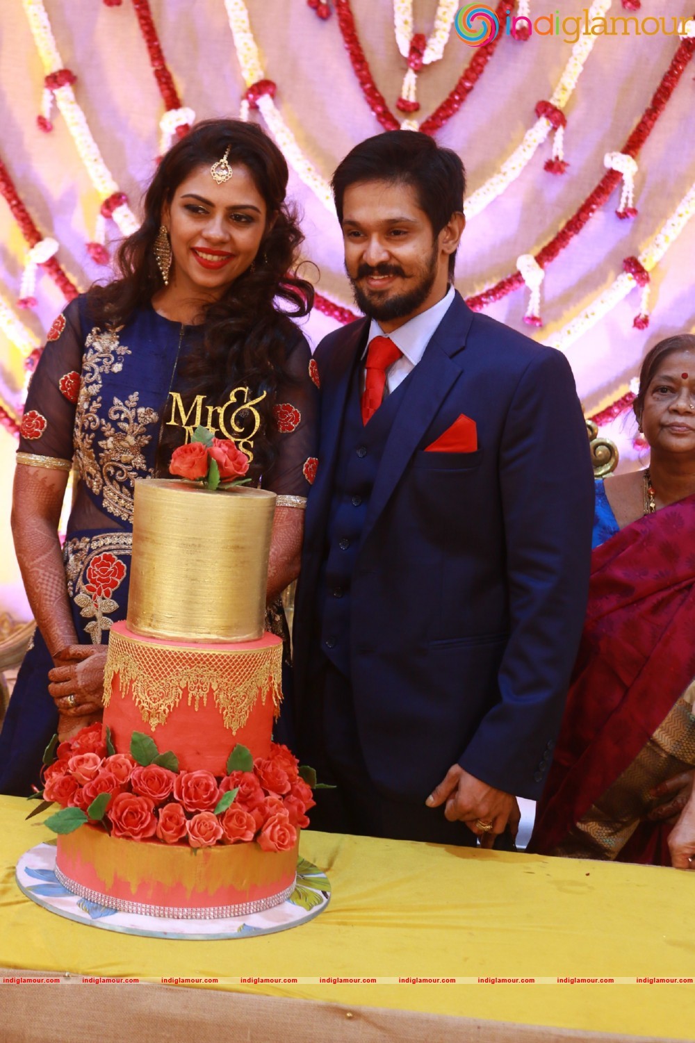 Actor Nakul Sruti Wedding Reception Event hd photo