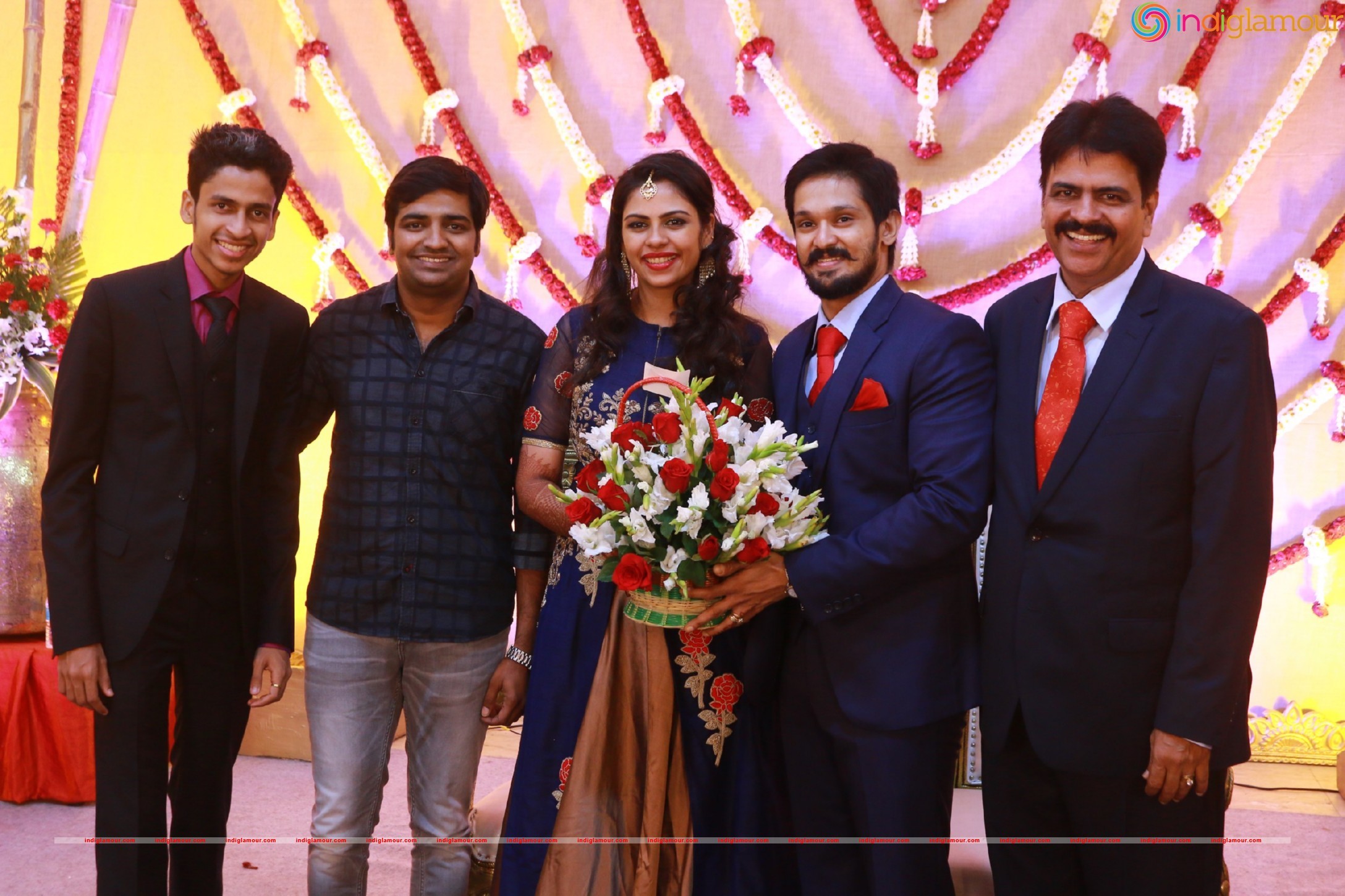 Actor Nakul Sruti Wedding Reception Event hd photo