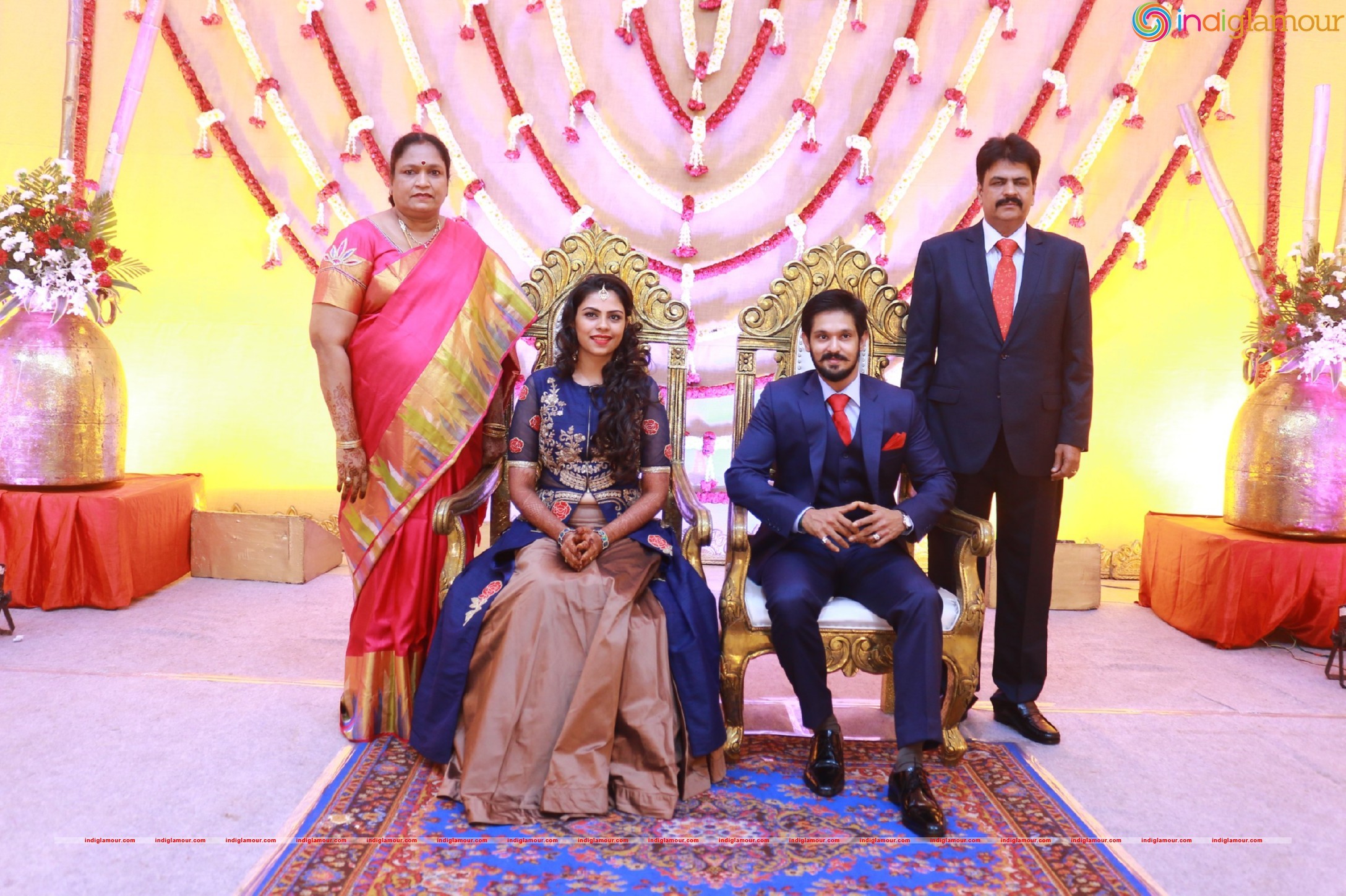 Actor Nakul Sruti Wedding Reception Event hd photo