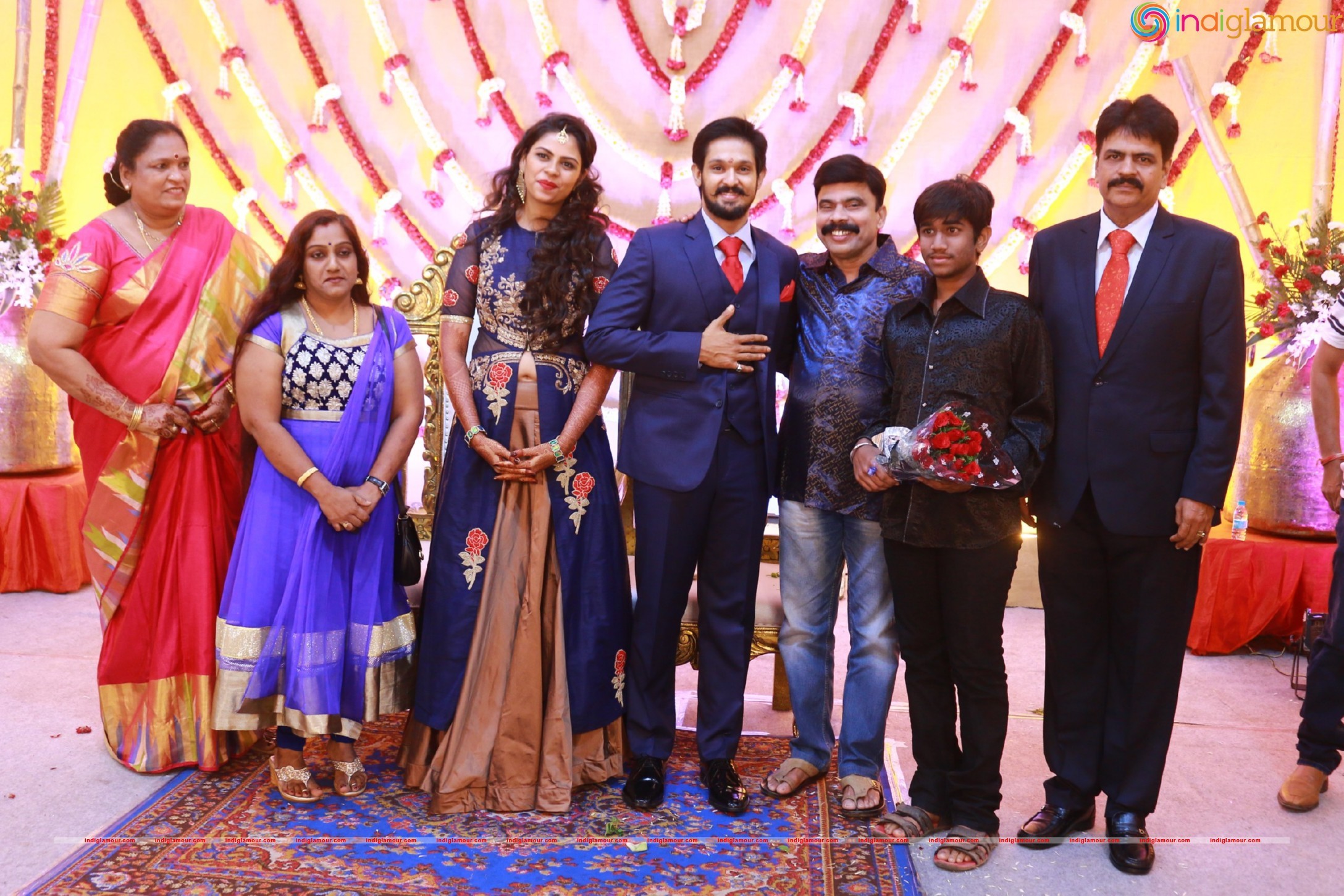 Actor Nakul Sruti Wedding Reception Event hd photo
