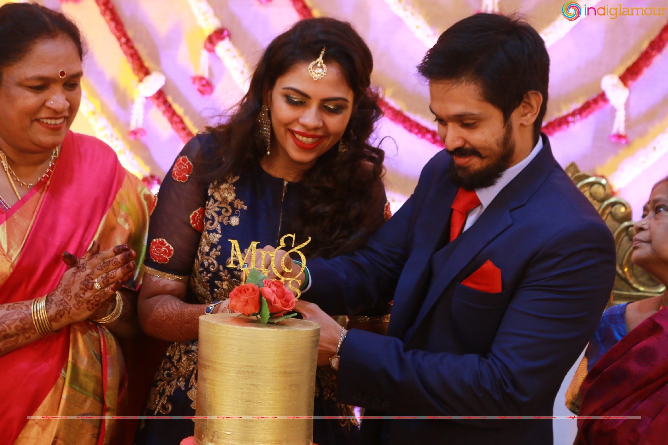 Actor Nakul Sruti Wedding Reception Event hd photo