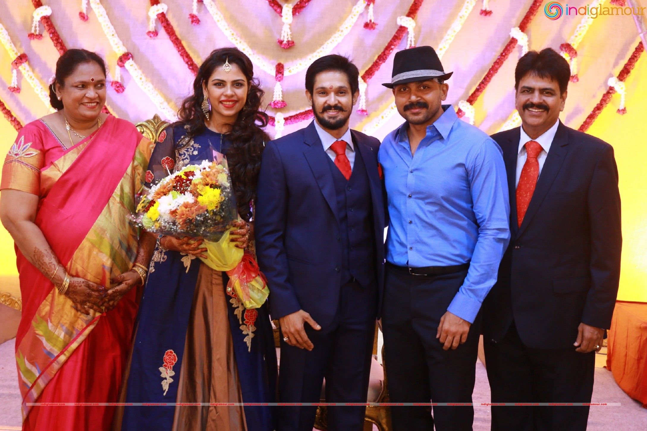 Actor Nakul Sruti Wedding Reception Event hd photo
