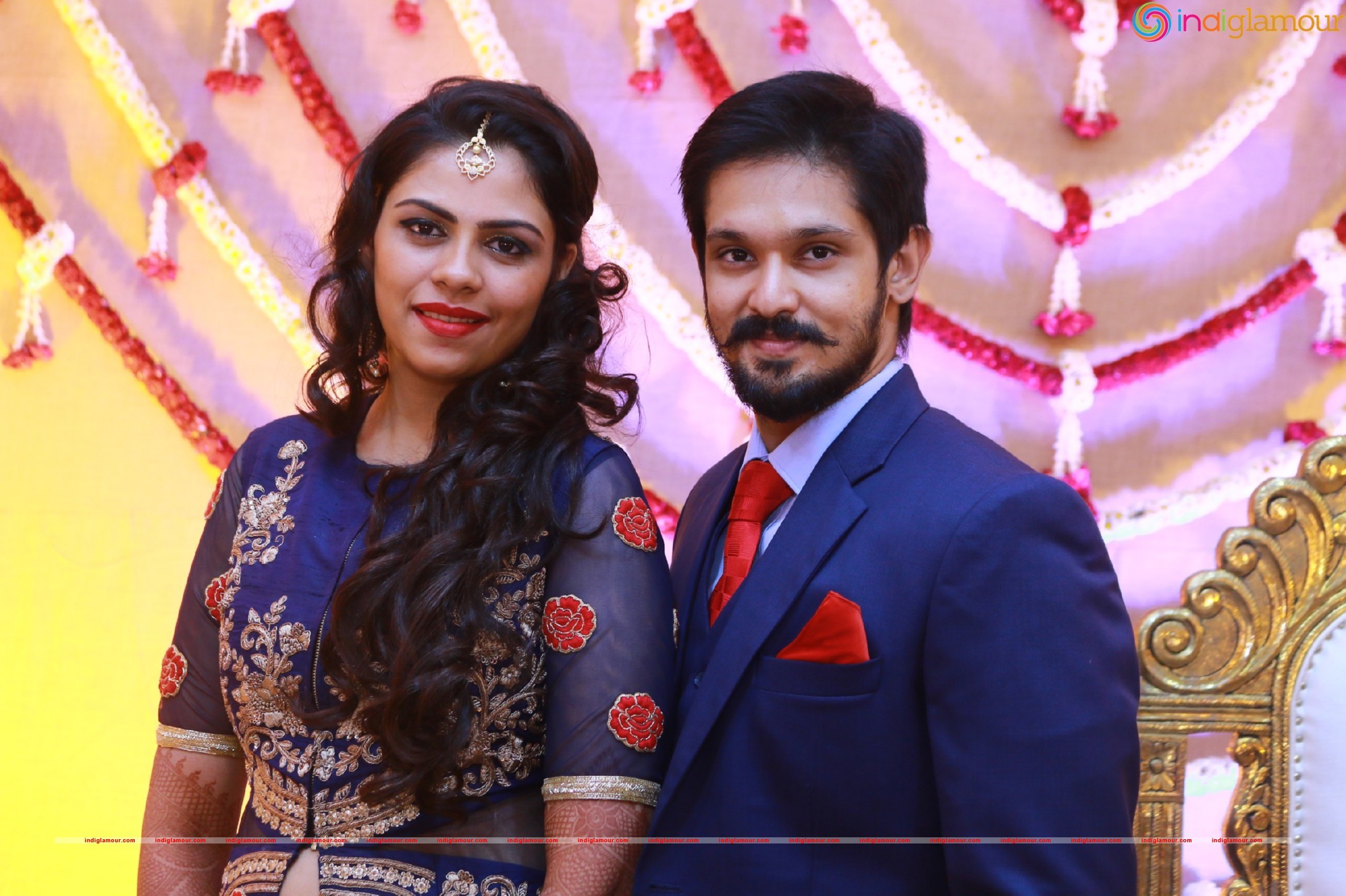 Actor Nakul Sruti Wedding Reception Event hd photo
