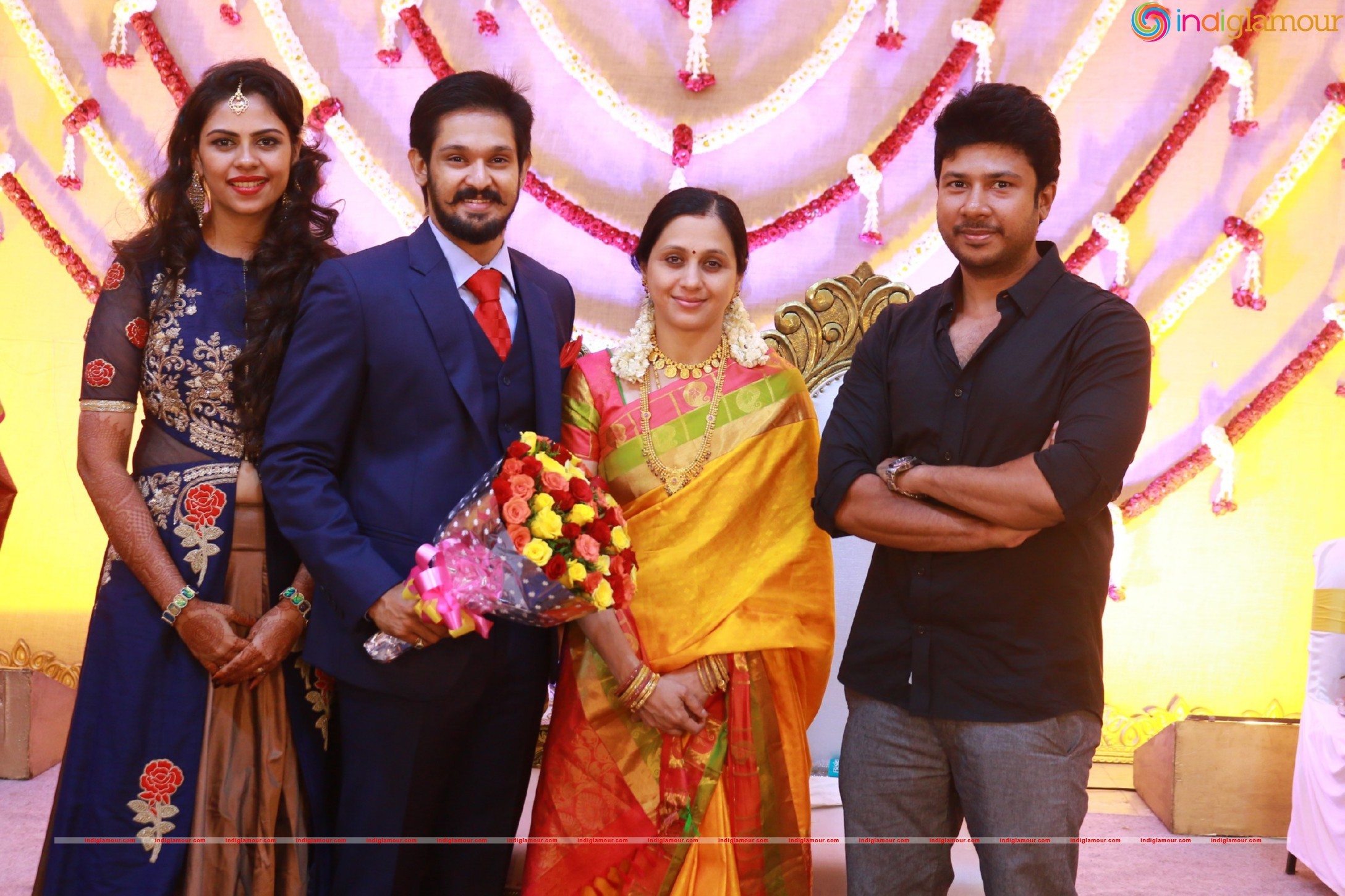 Actor Nakul Sruti Wedding Reception Event hd photo